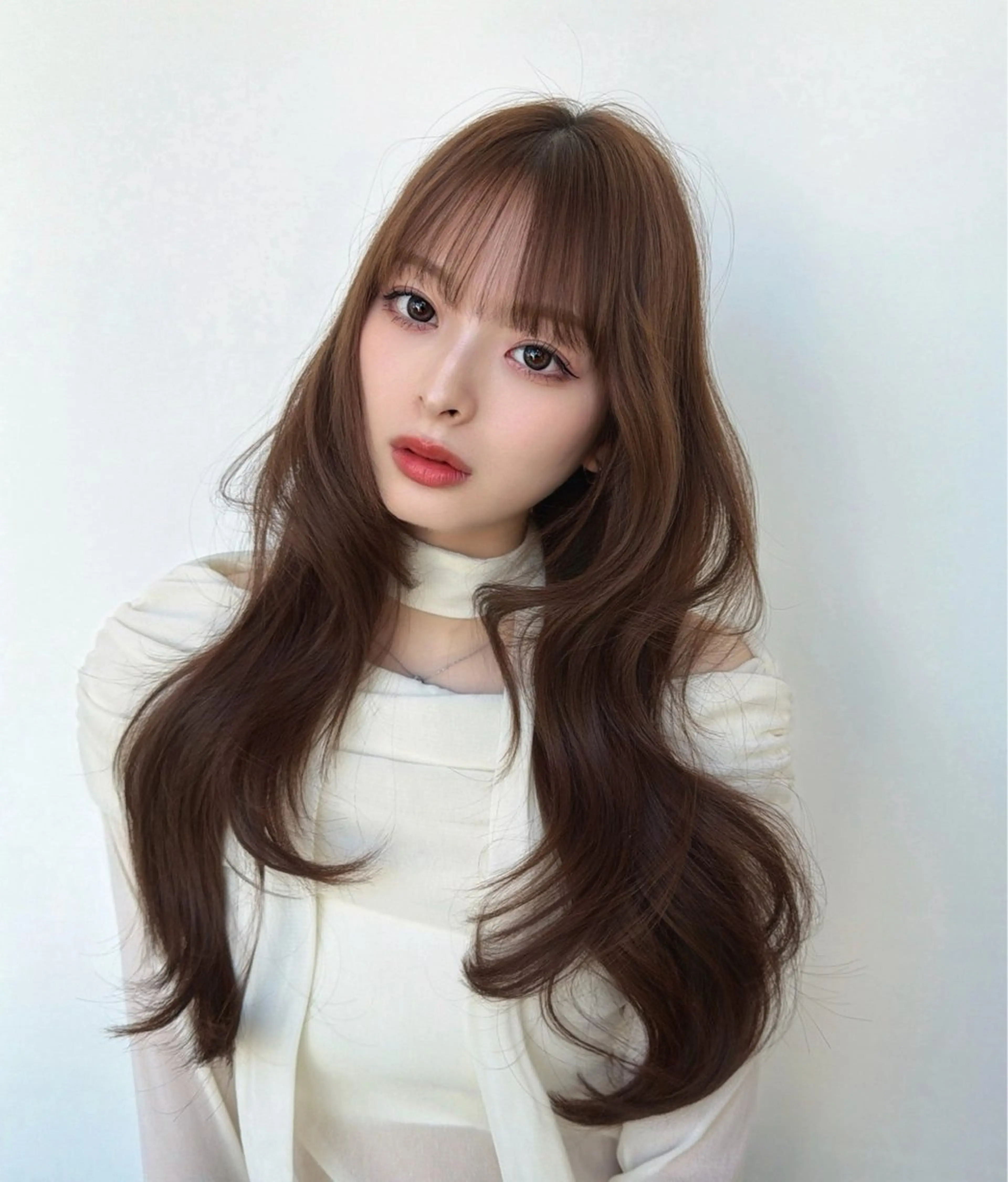 ロング カット ヘアカラー トリートメント レイヤー/顔周り /透明感/TAKUのヘアスタイル