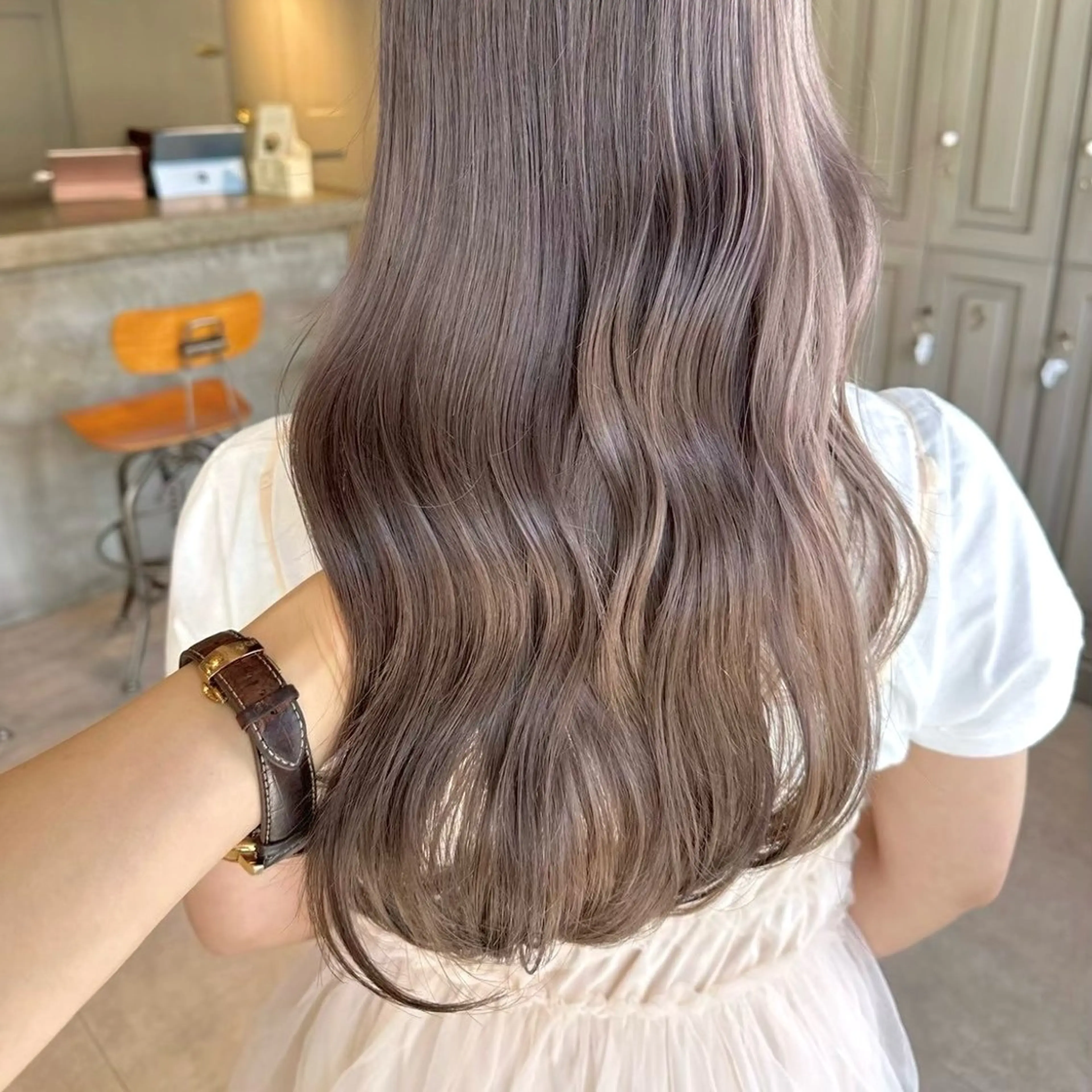 ♡ケアブリーチ＋髪質改善カラー＋ダメージ補修トリートメント🫧の写真