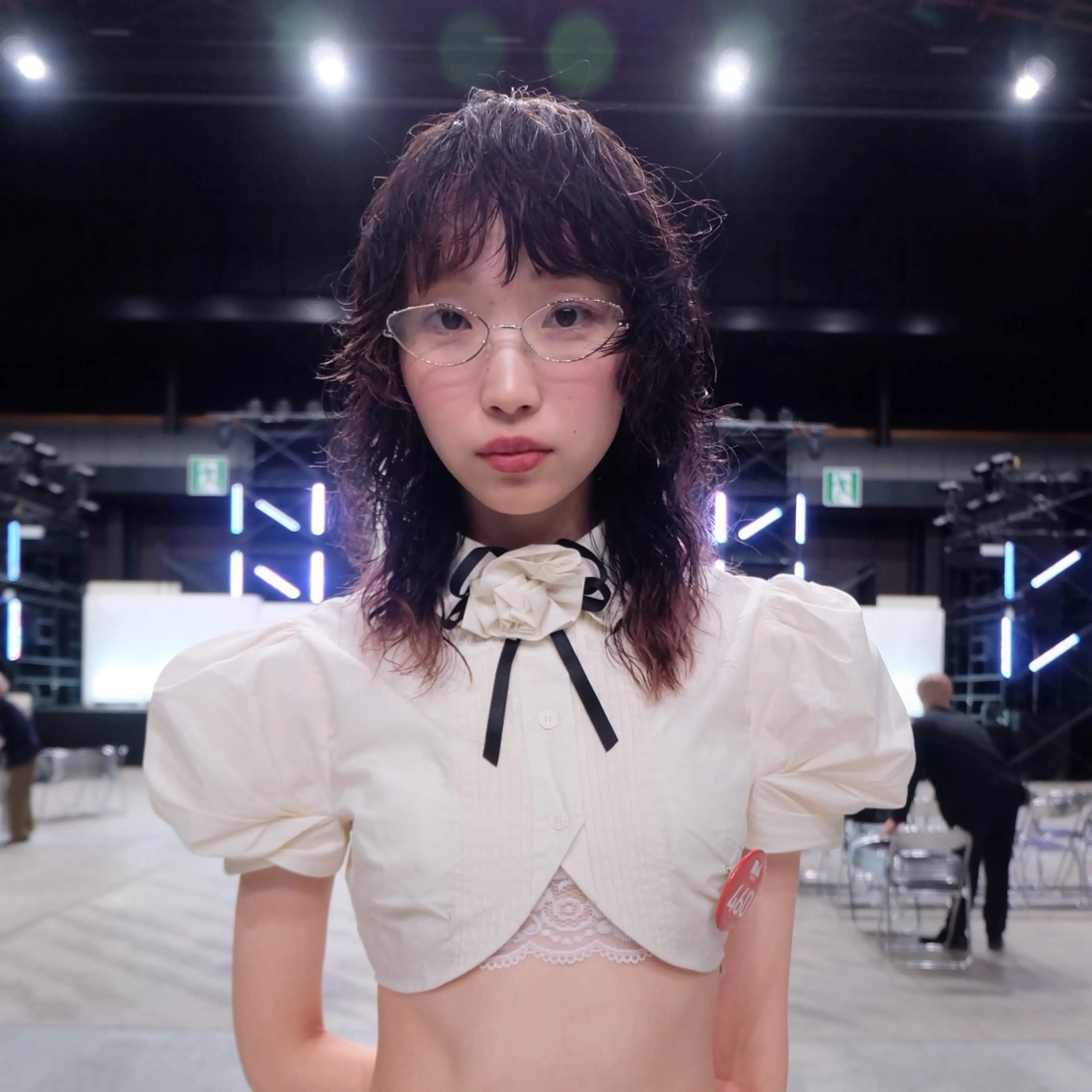 ミディアム カラー 佐藤 しずくのヘアスタイル