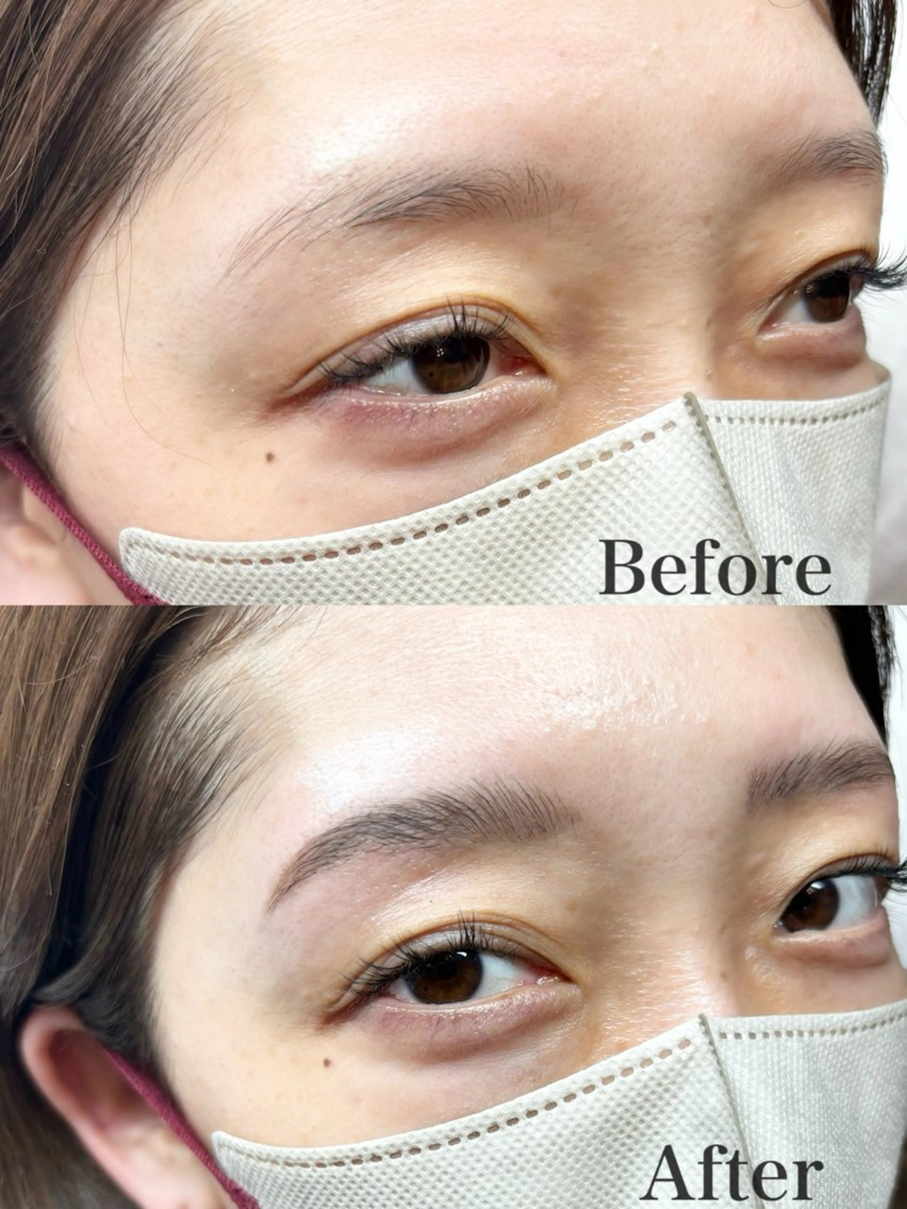 HBL(ハリウッドブロウリフト)4週間以降リピーター様の写真