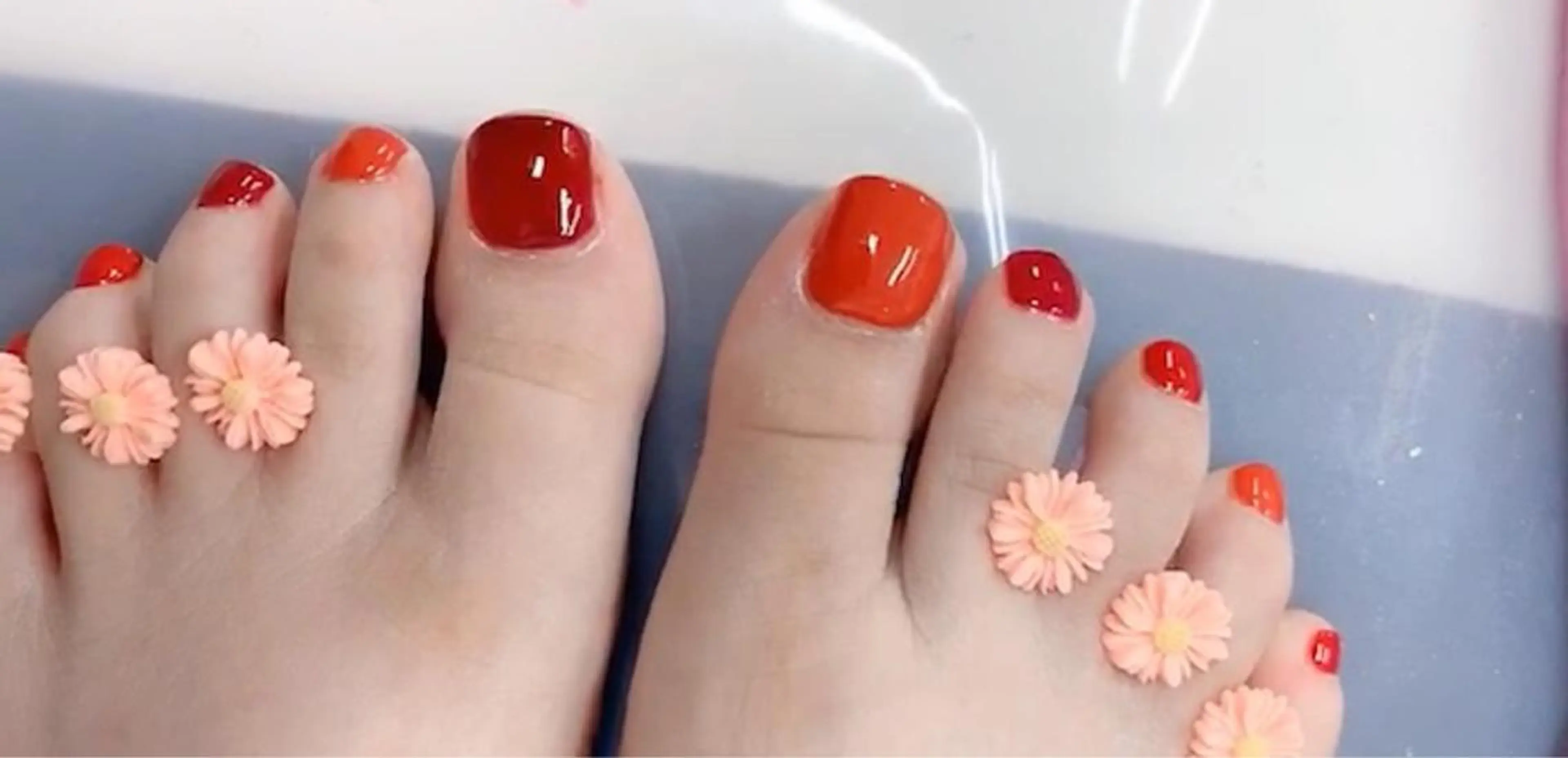 【オフあり】Foot シンプルワンカラー初回ジェルオフ無料！の写真