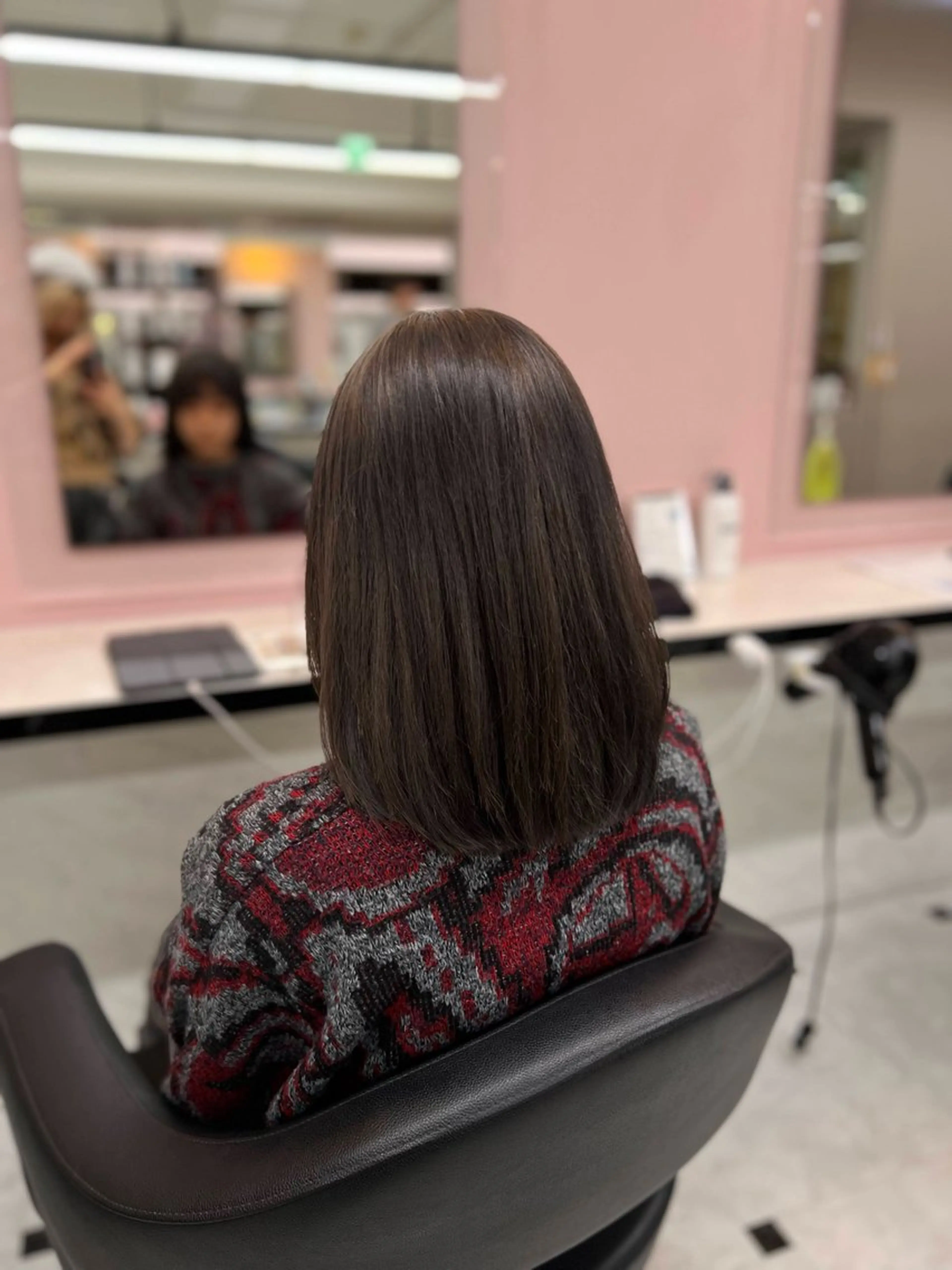 ミディアム トレンド暖色ヘア🍒 miu🍒のヘアスタイル