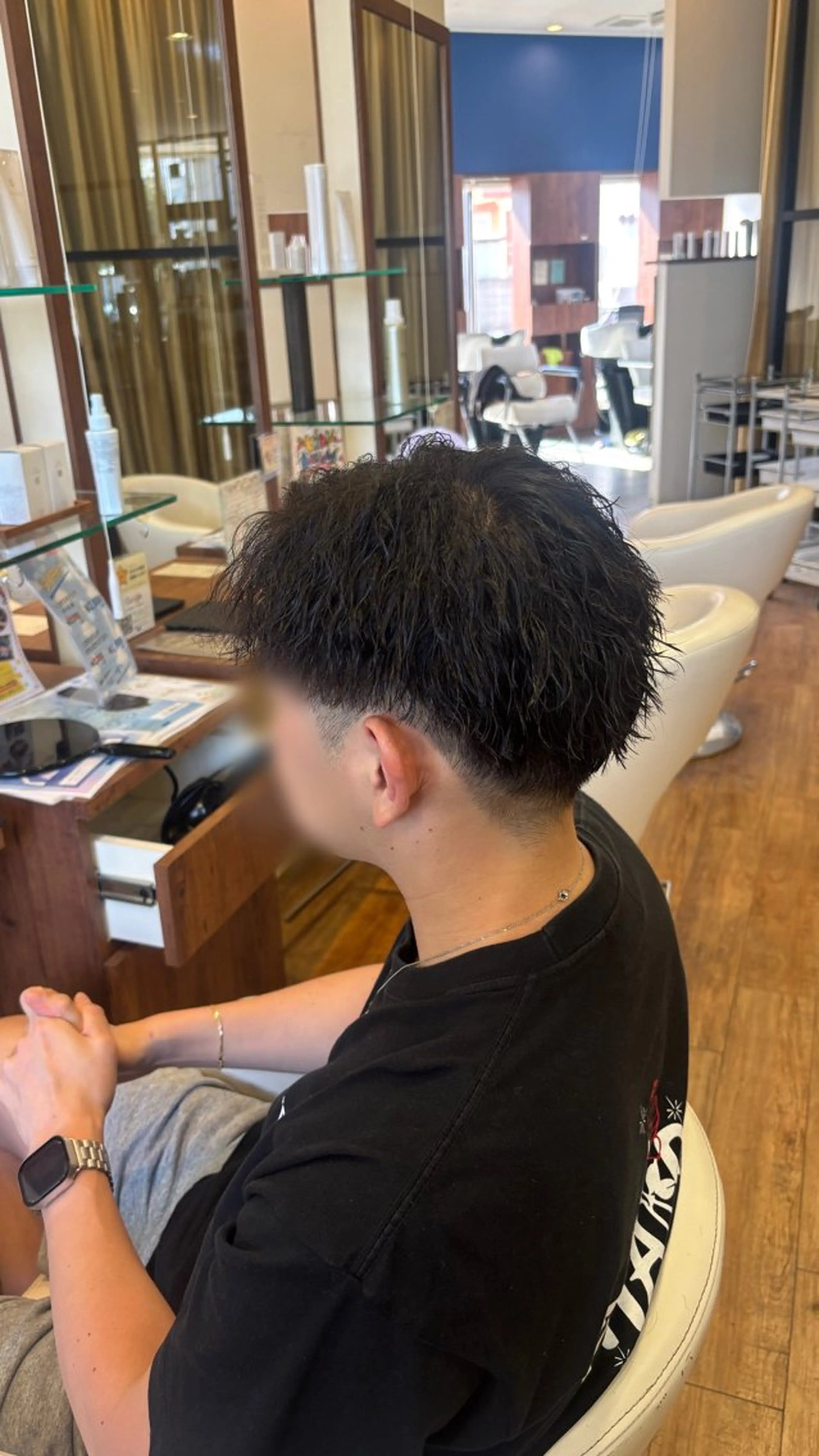メンズ メンズパーマ 青森美容室zip 肴倉  なづなのヘアスタイル
