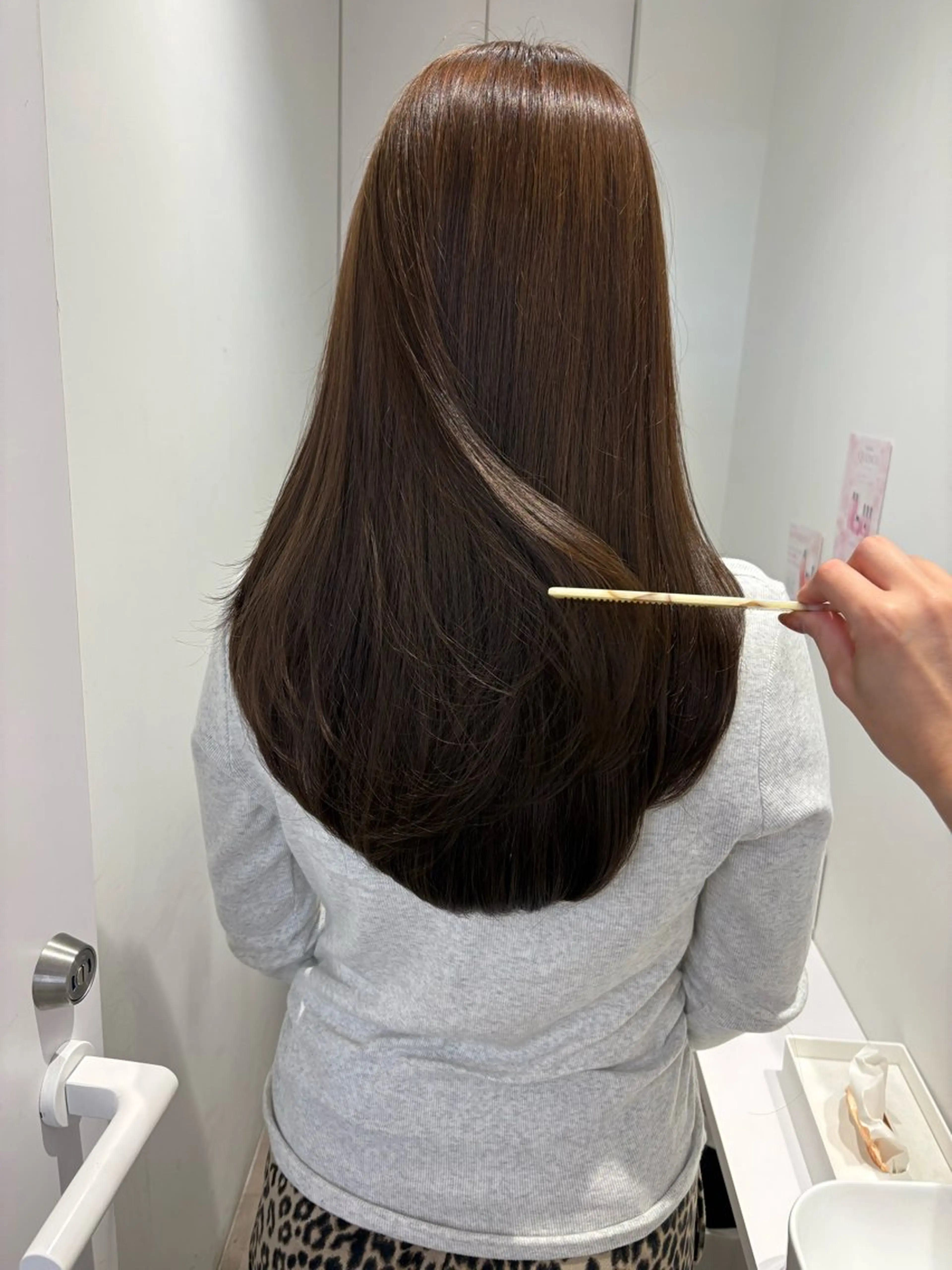 ロング カラー ベージュカラー カット ヘアカラー トリートメント 透明感カラー🫧 nanohaのヘアスタイル