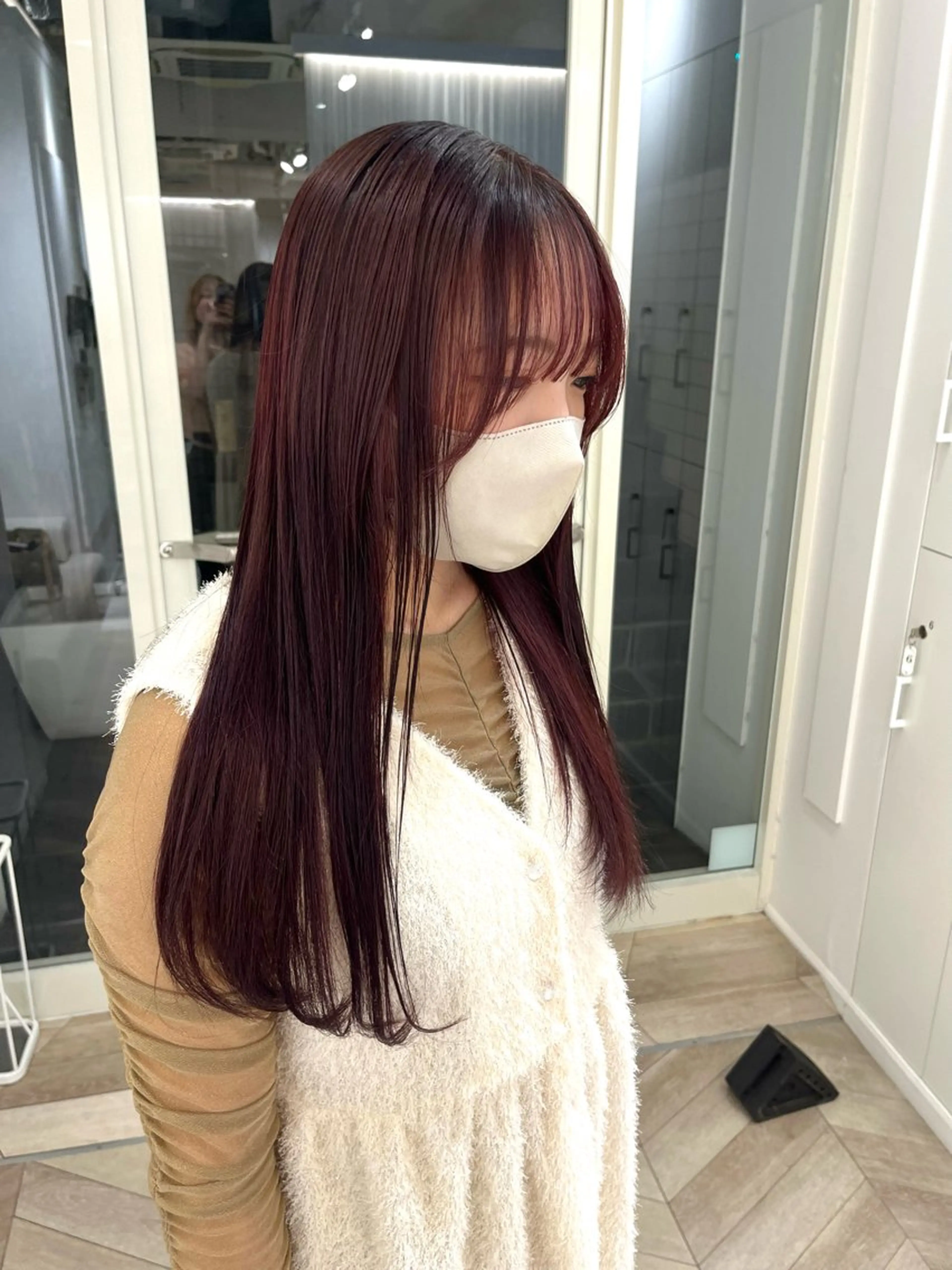 ロング ヘアカラー トリートメント ParveMix￤ 大賀さつき🍨🤍のヘアスタイル