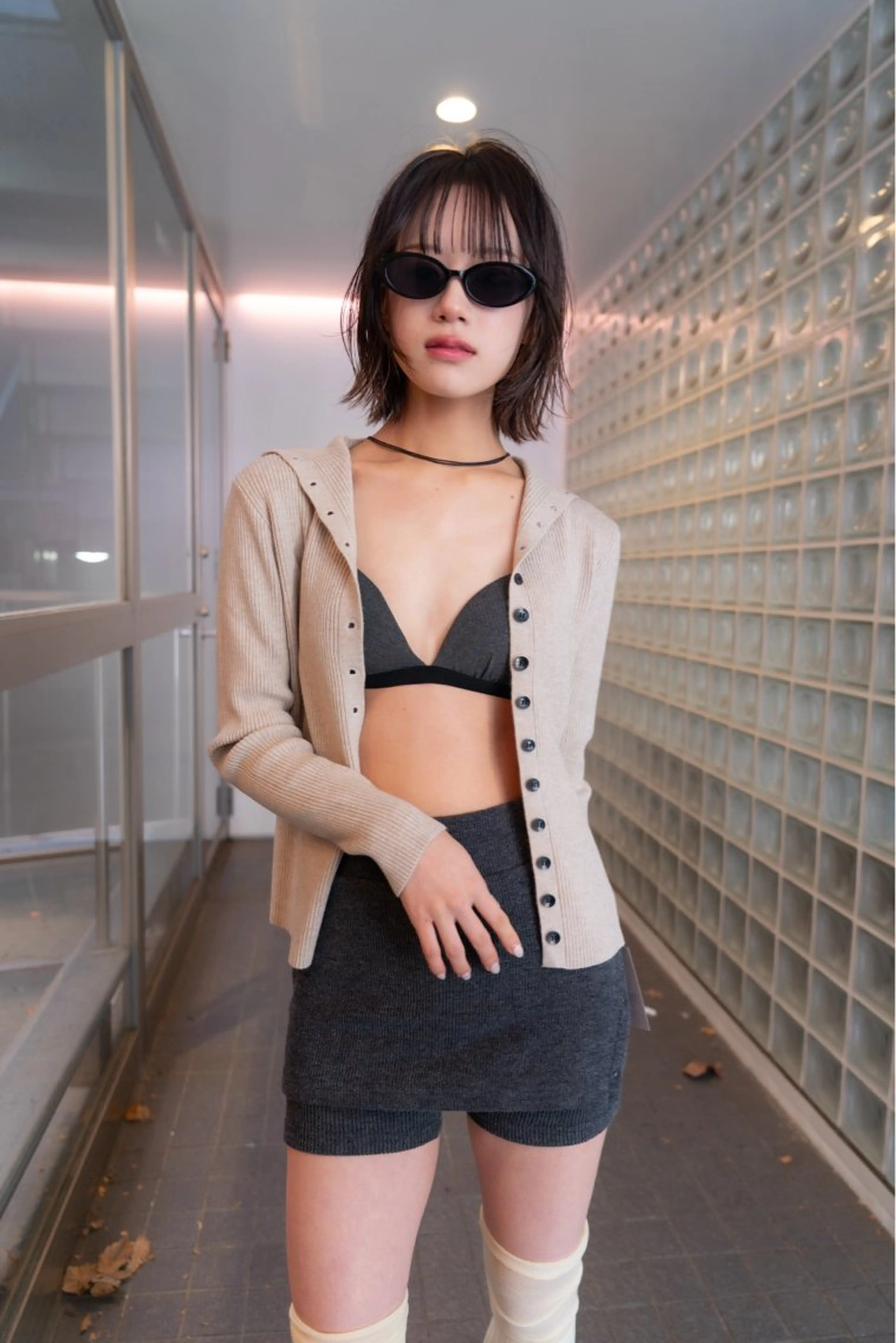 カラー 富田 朝陽のヘアスタイル