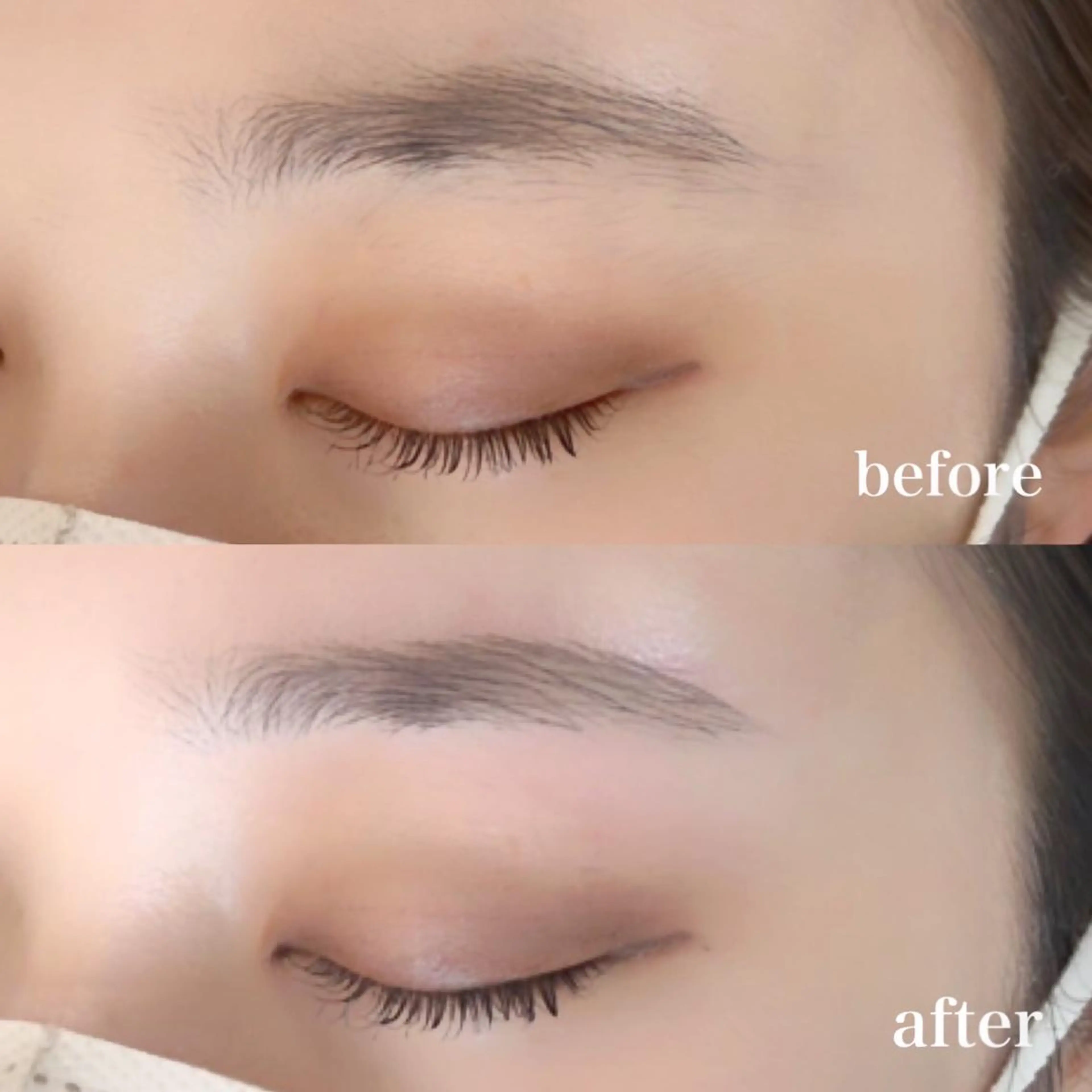 アイブロウ 眉毛ワックス脱毛 mari .のマツエク・マツパデザイン