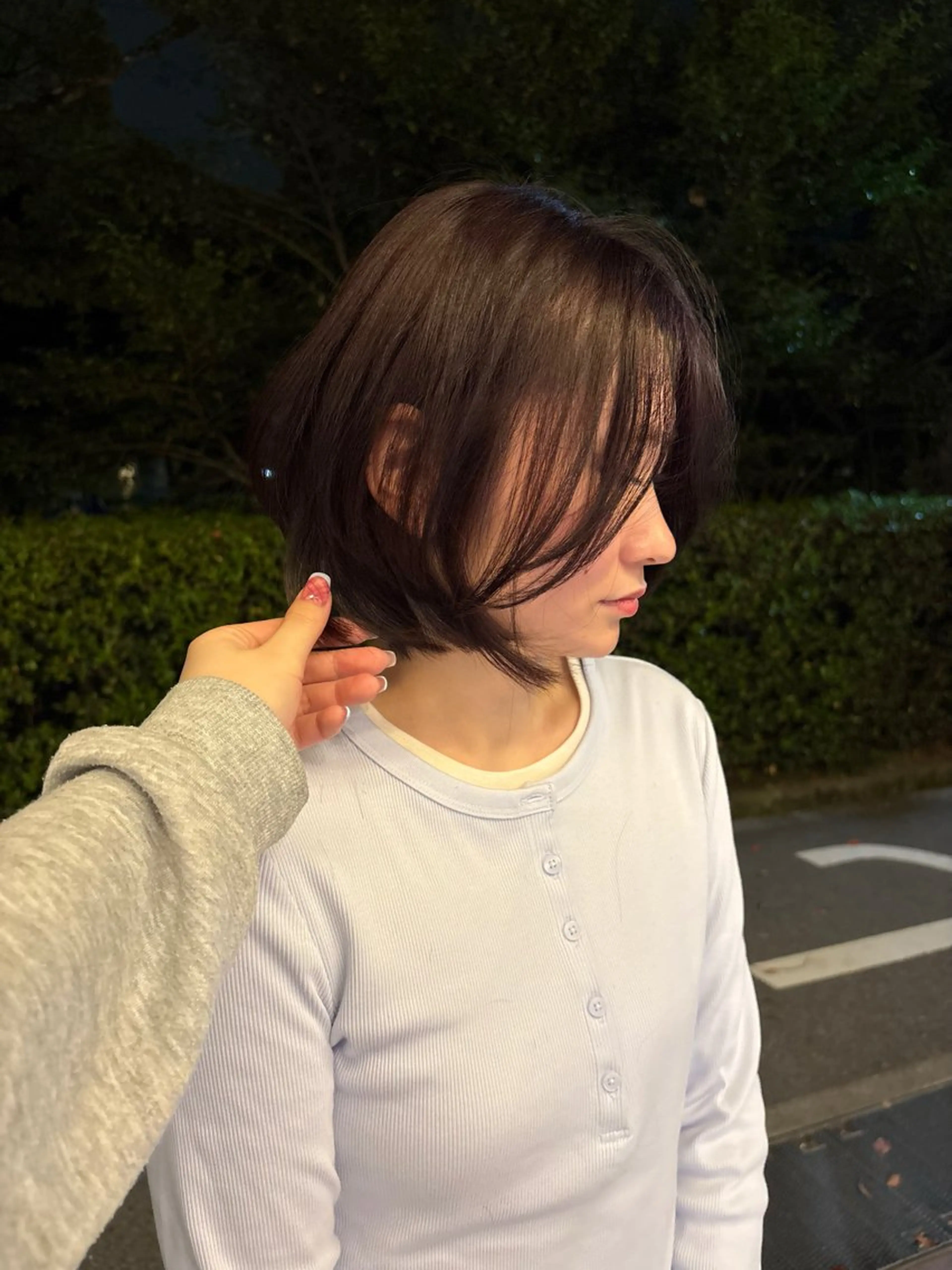 ショート カラー カット ヘアカラー トリートメント 韓国レイヤー YOKE reinaのヘアスタイル