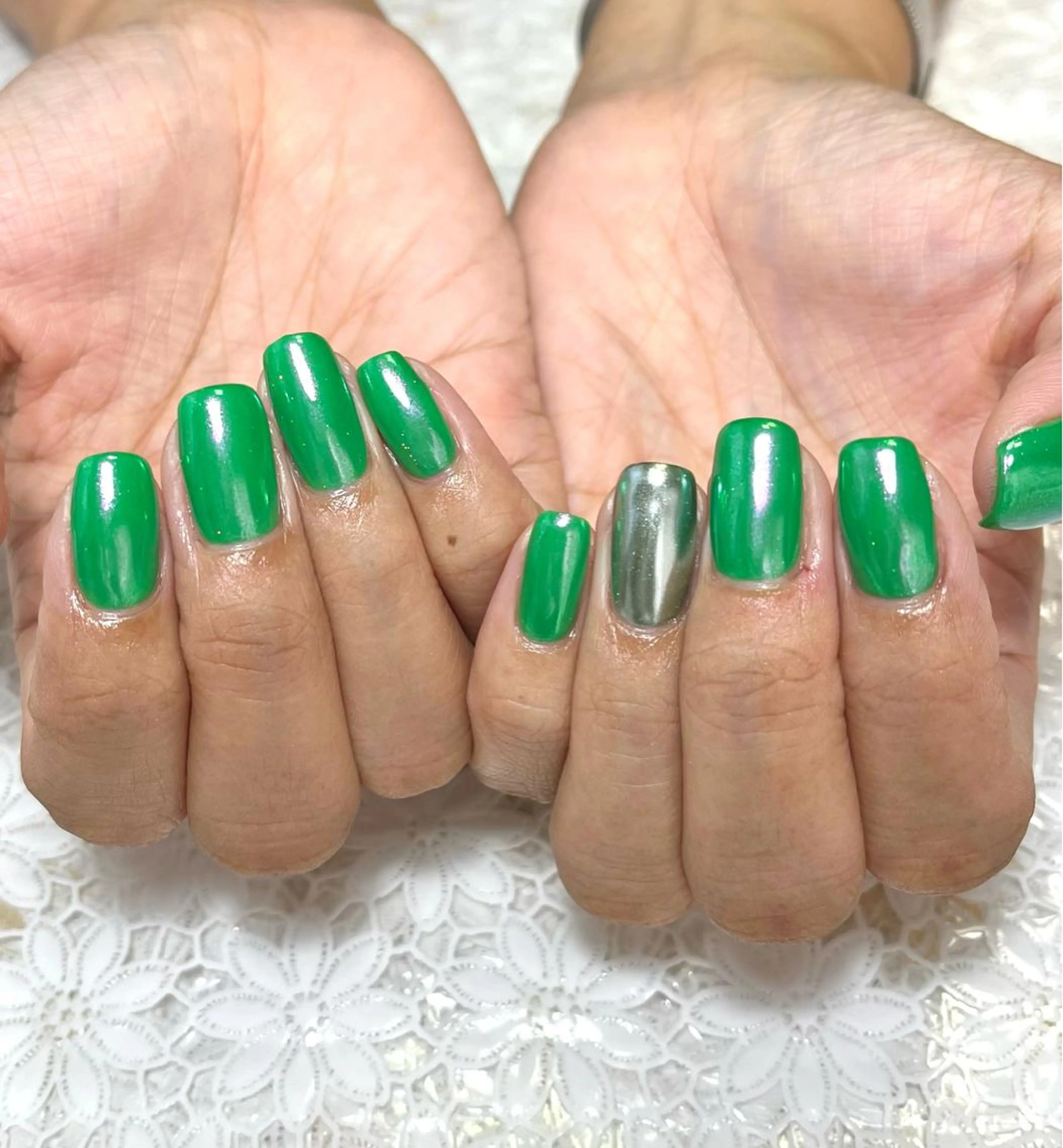 ネイル ジェルネイル 韓国ネイル ワンカラーネイル パラジェル ハンドネイル nails' it...のネイルデザイン