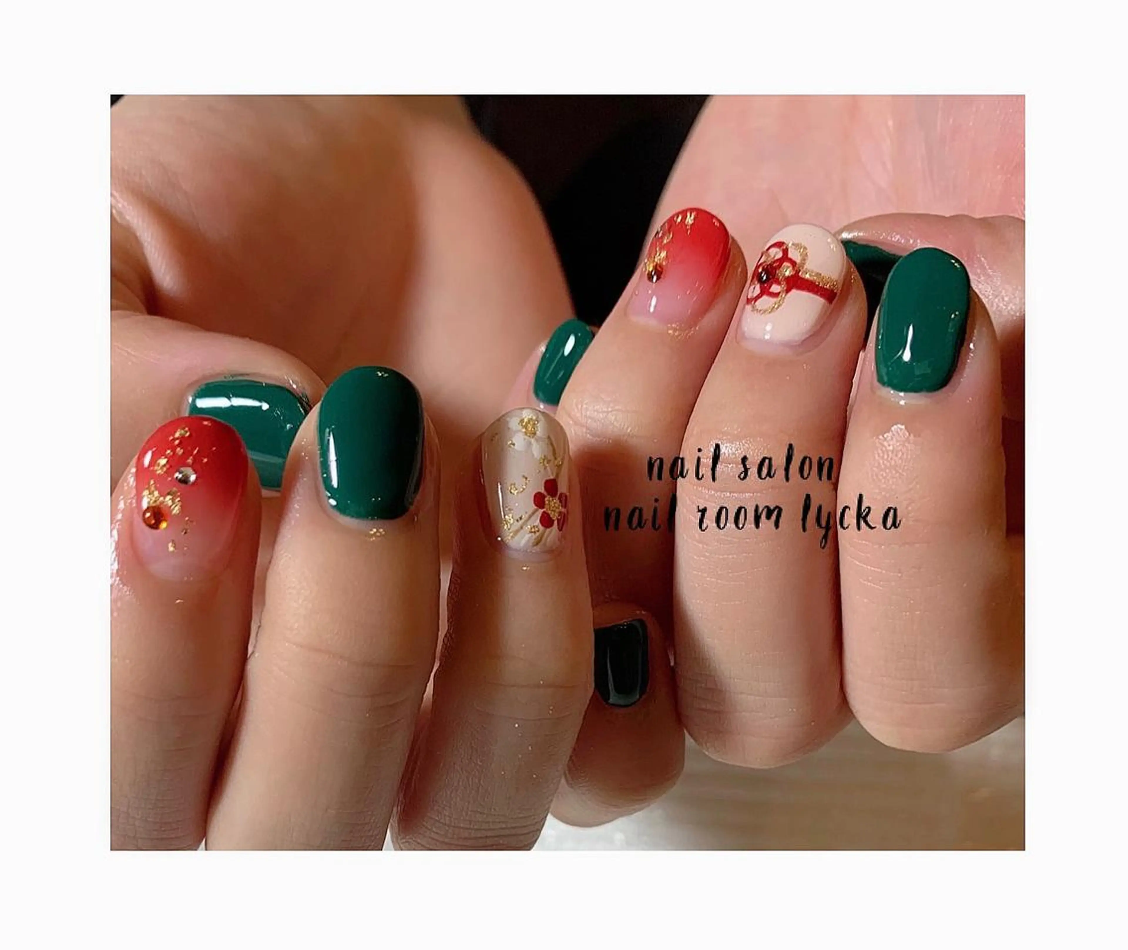 ネイル ジェルネイル パラジェル 冬ネイル ﾈｲﾙﾙｰﾑﾘｯｶ 𝐦𝐚𝐲𝐮のネイルデザイン