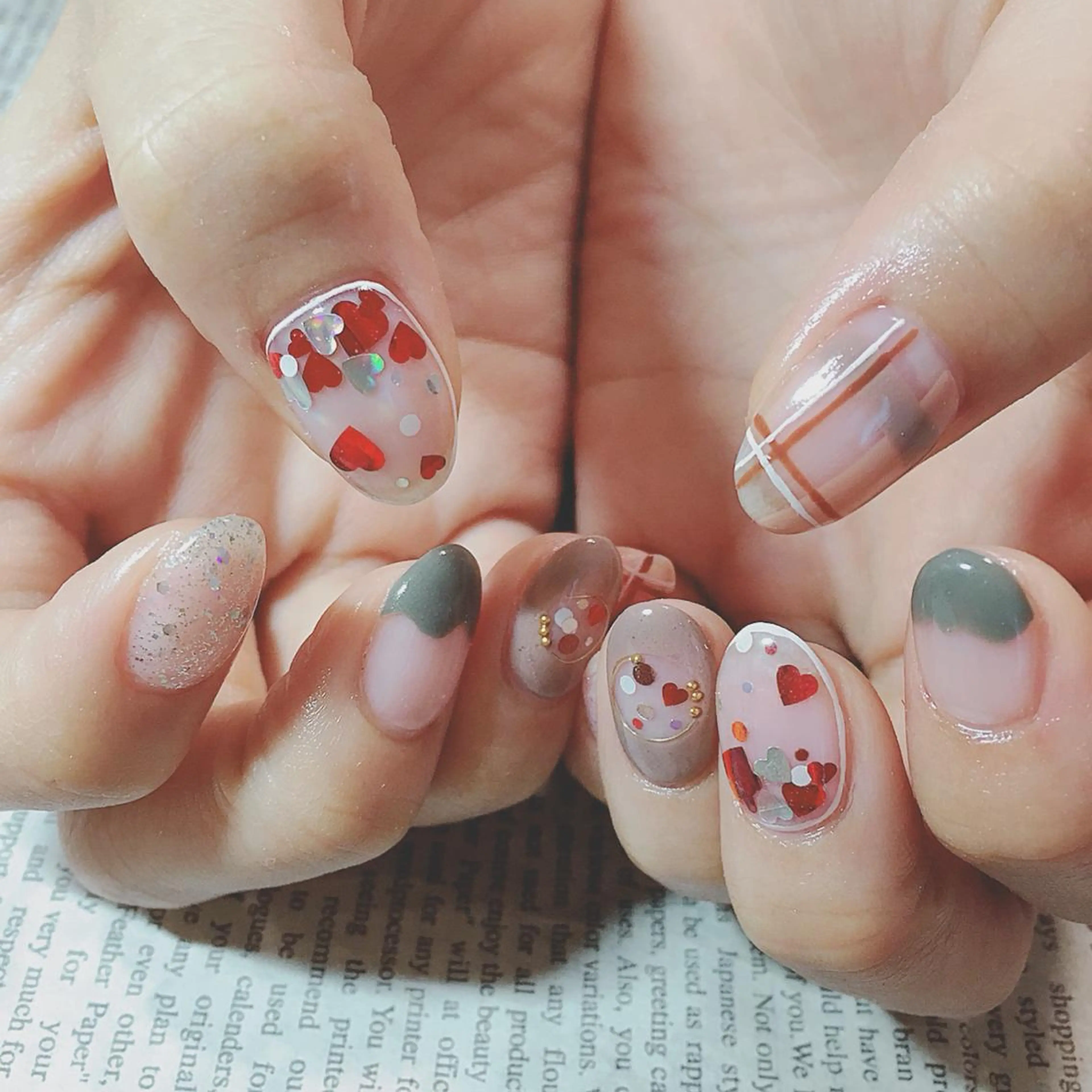 ネイル ハンドネイル ハンドケア 森山 舞のネイルデザイン