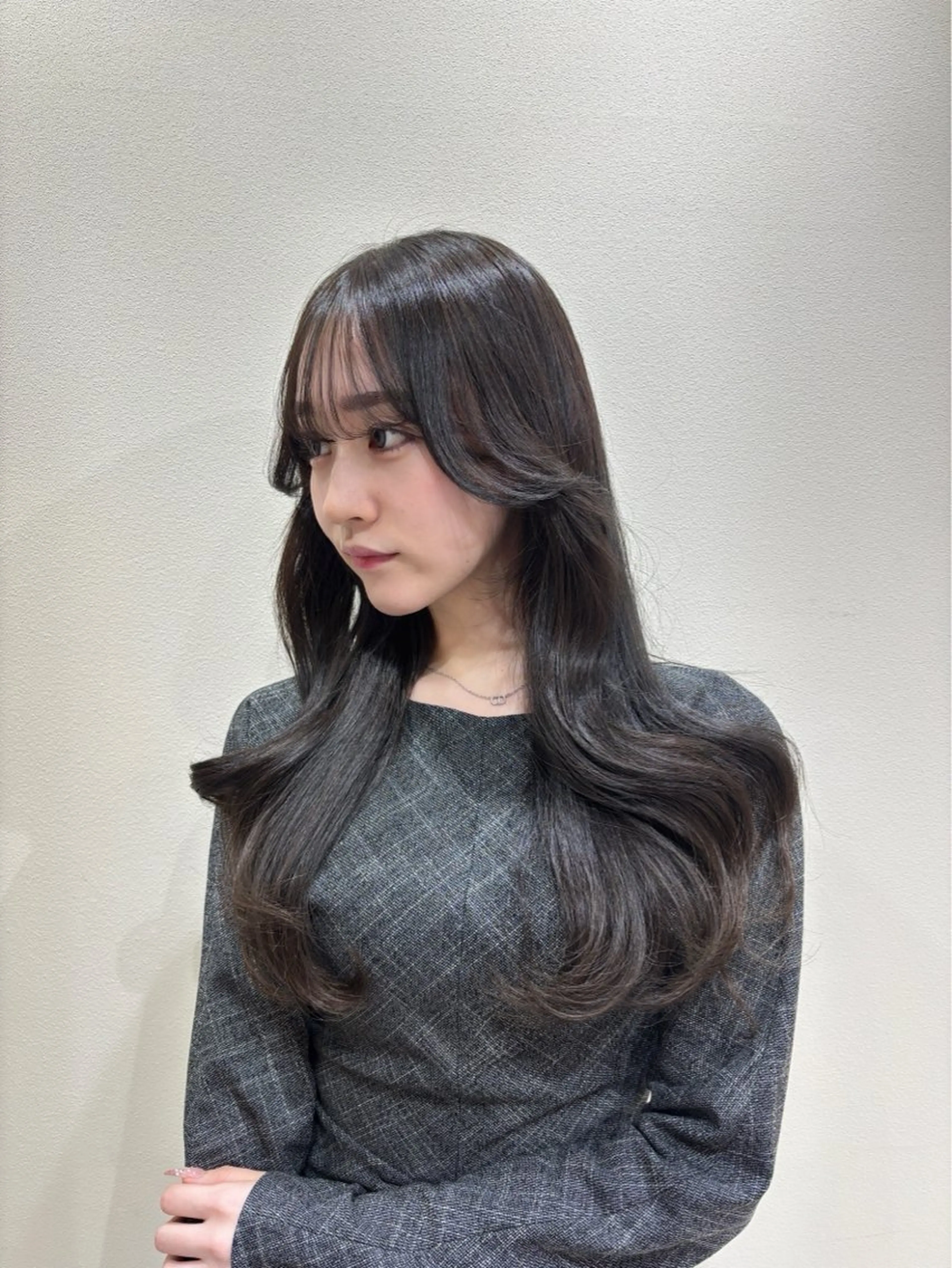 ロング レイヤーカット/髪質 改善/momo🎀のヘアスタイル