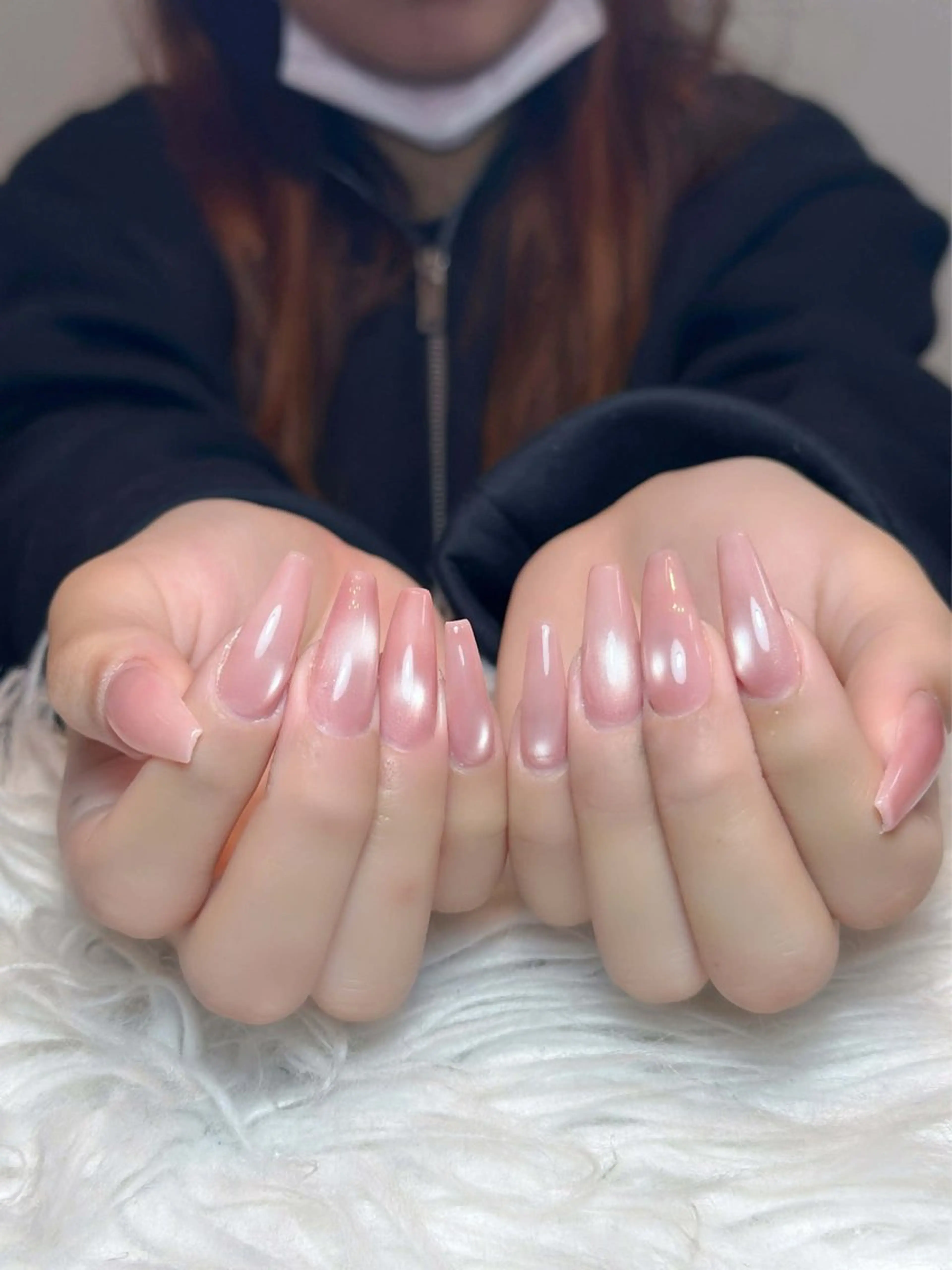 ネイル チークネイル ドット フレンチネイル グラデーション ハート ハンドネイル ハンドケア Eli Nails 新宿のネイルデザイン