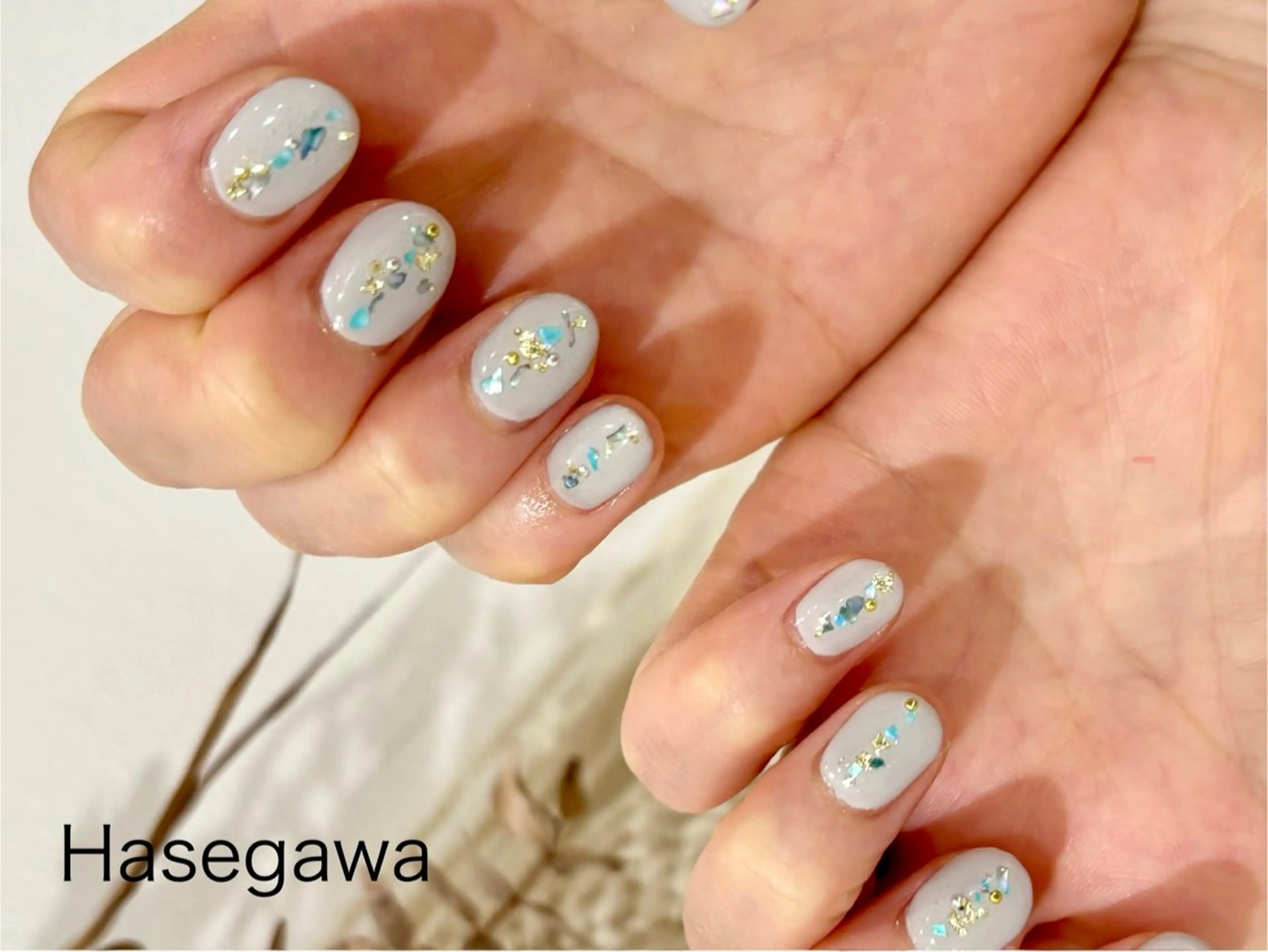 ネイル 持ち込み DROP 長谷川のネイルデザイン