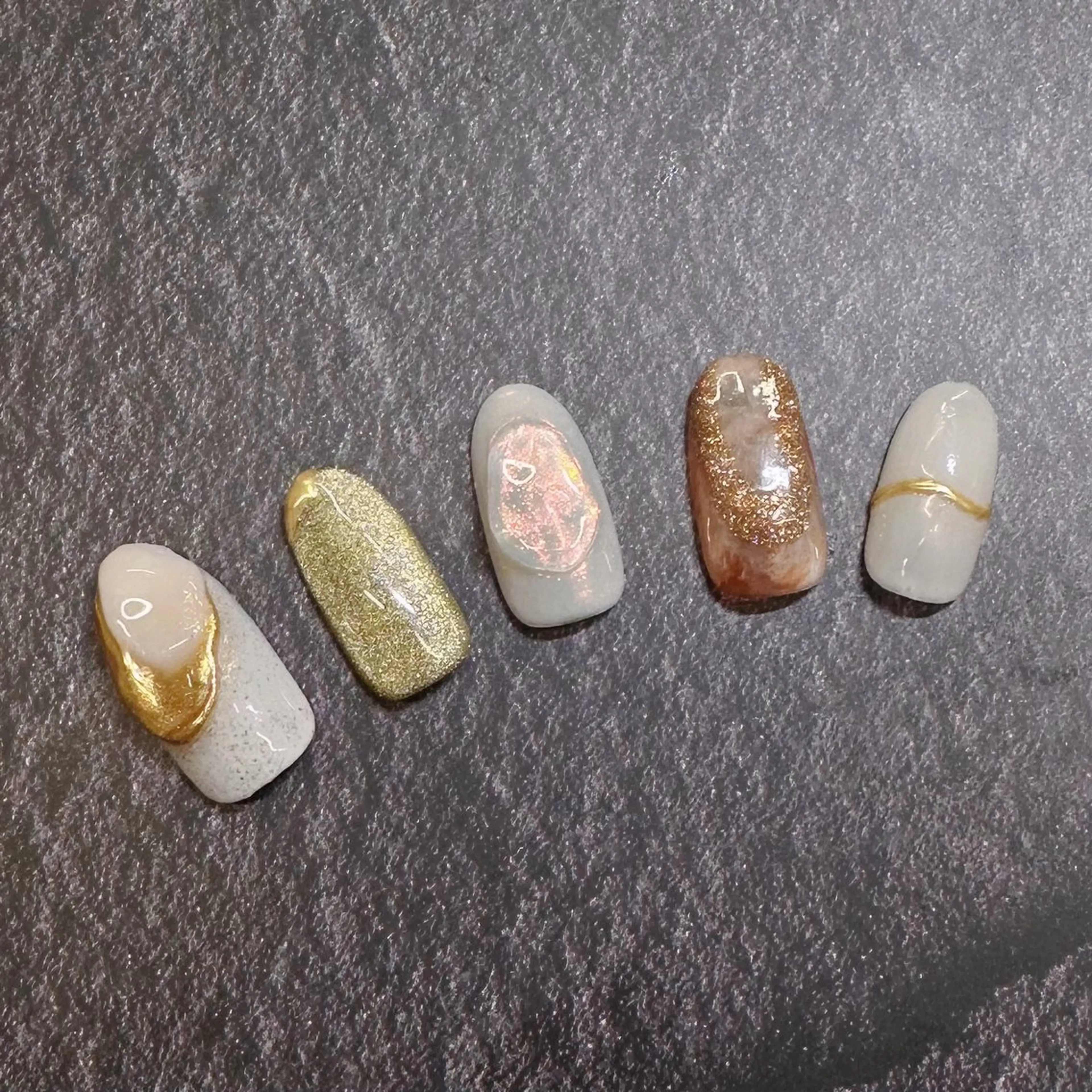 ネイル アートネイル I_p4ce 🍊あい🍊のネイルデザイン