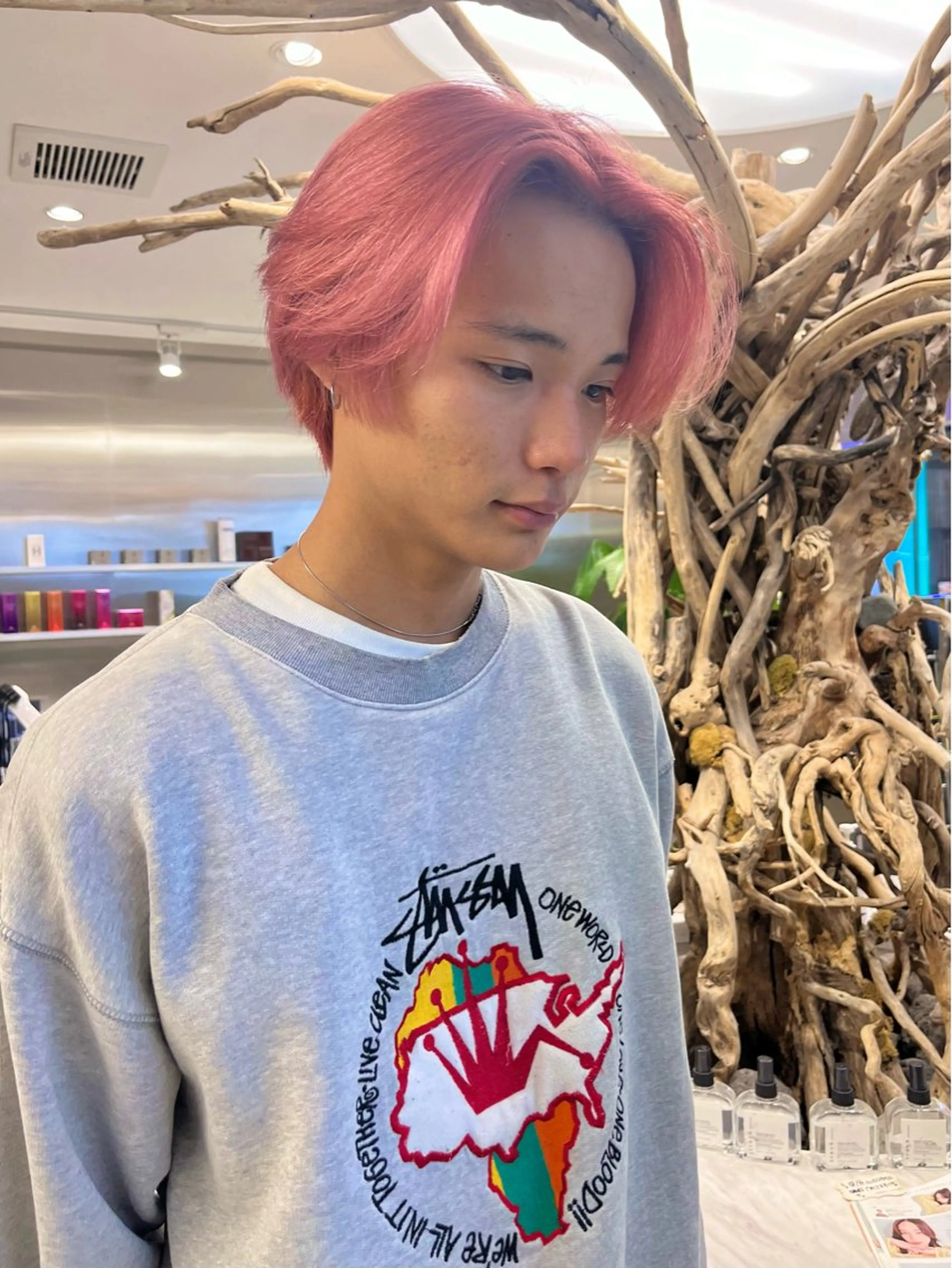 カラー メンズ カット ヘアカラー シャドウパーマ/ ルーズパーマ/メンズのヘアスタイル