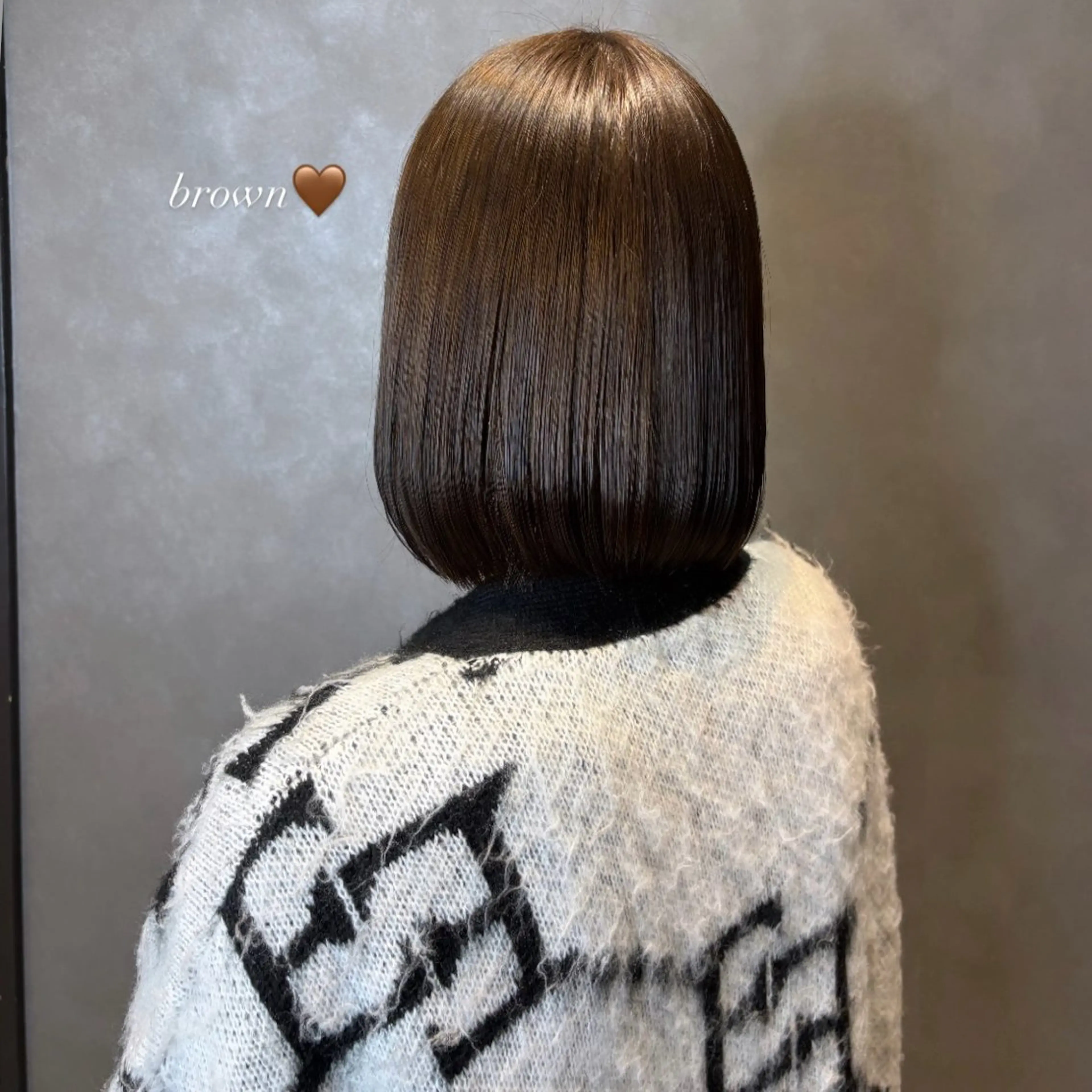 カラー ブラウンカラー チサト🍨/仙台 /縮毛矯正🪄🫧のヘアスタイル