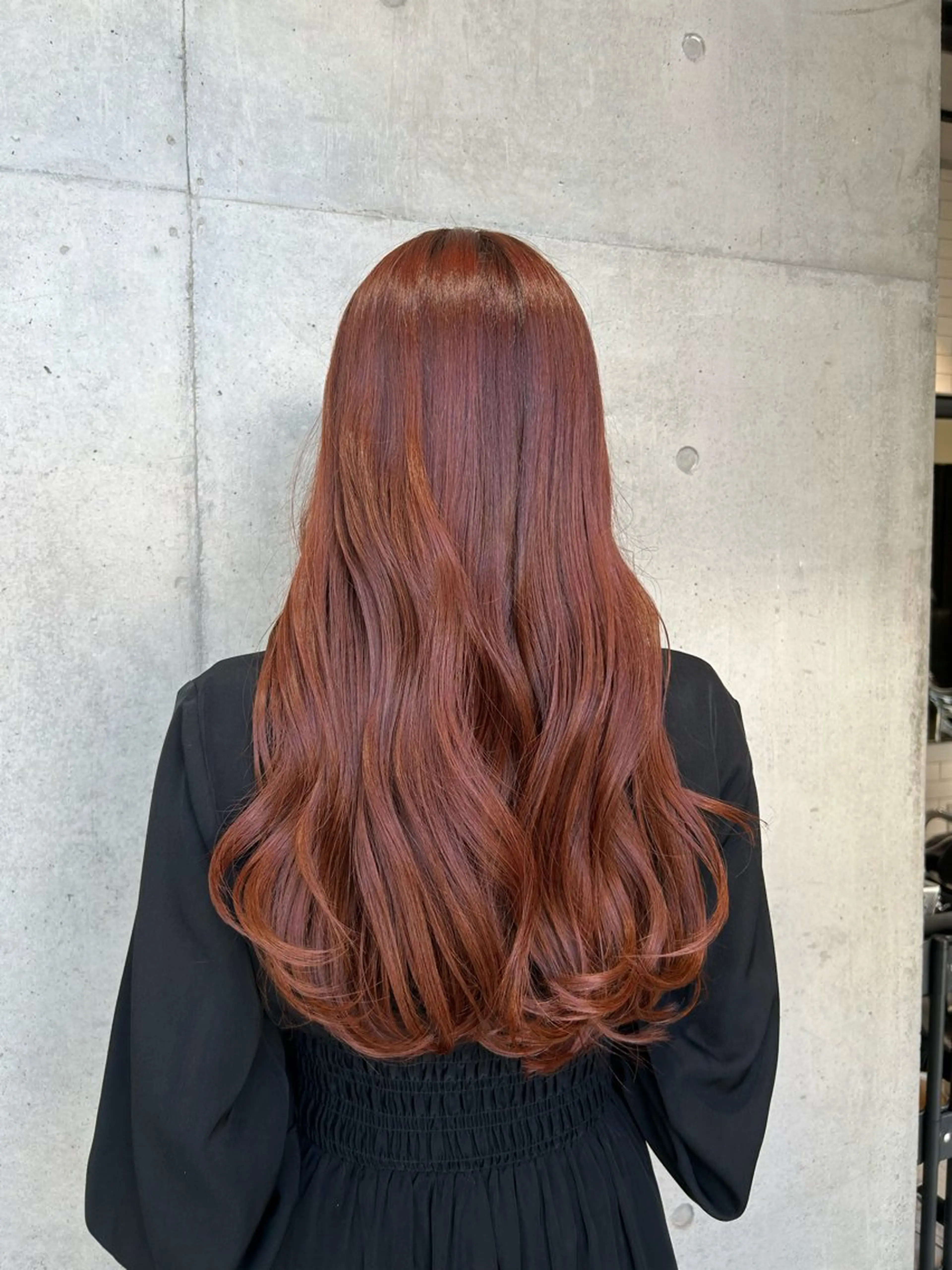 ロング カラー ヘアアレンジ ヘアカラー トリートメント ボブ艶モテカラー🫧 カリンのヘアスタイル