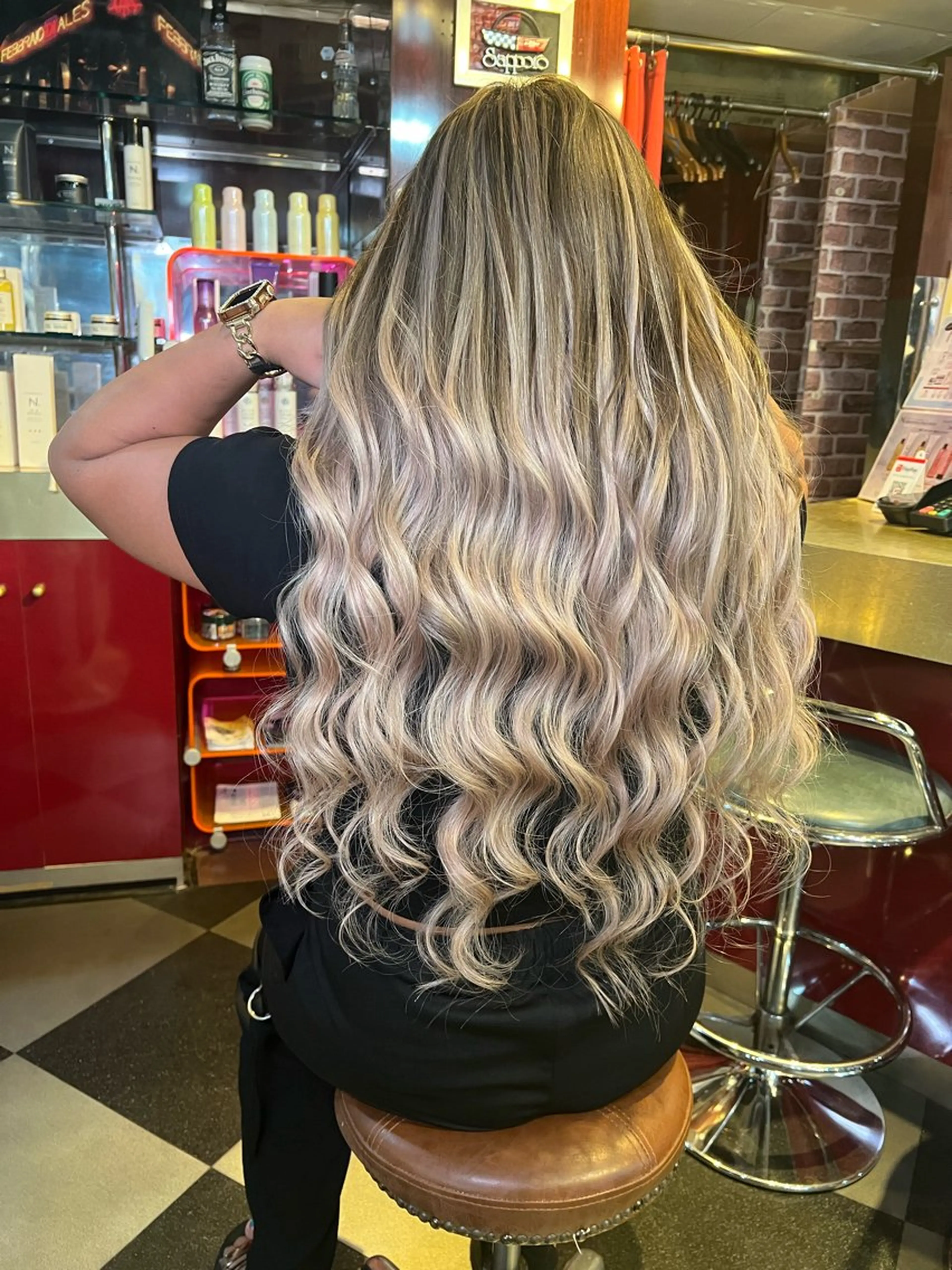 ロング エクステ エクステ 横浜ロングミディアム レイヤー/ 平林侑馬のヘアスタイル