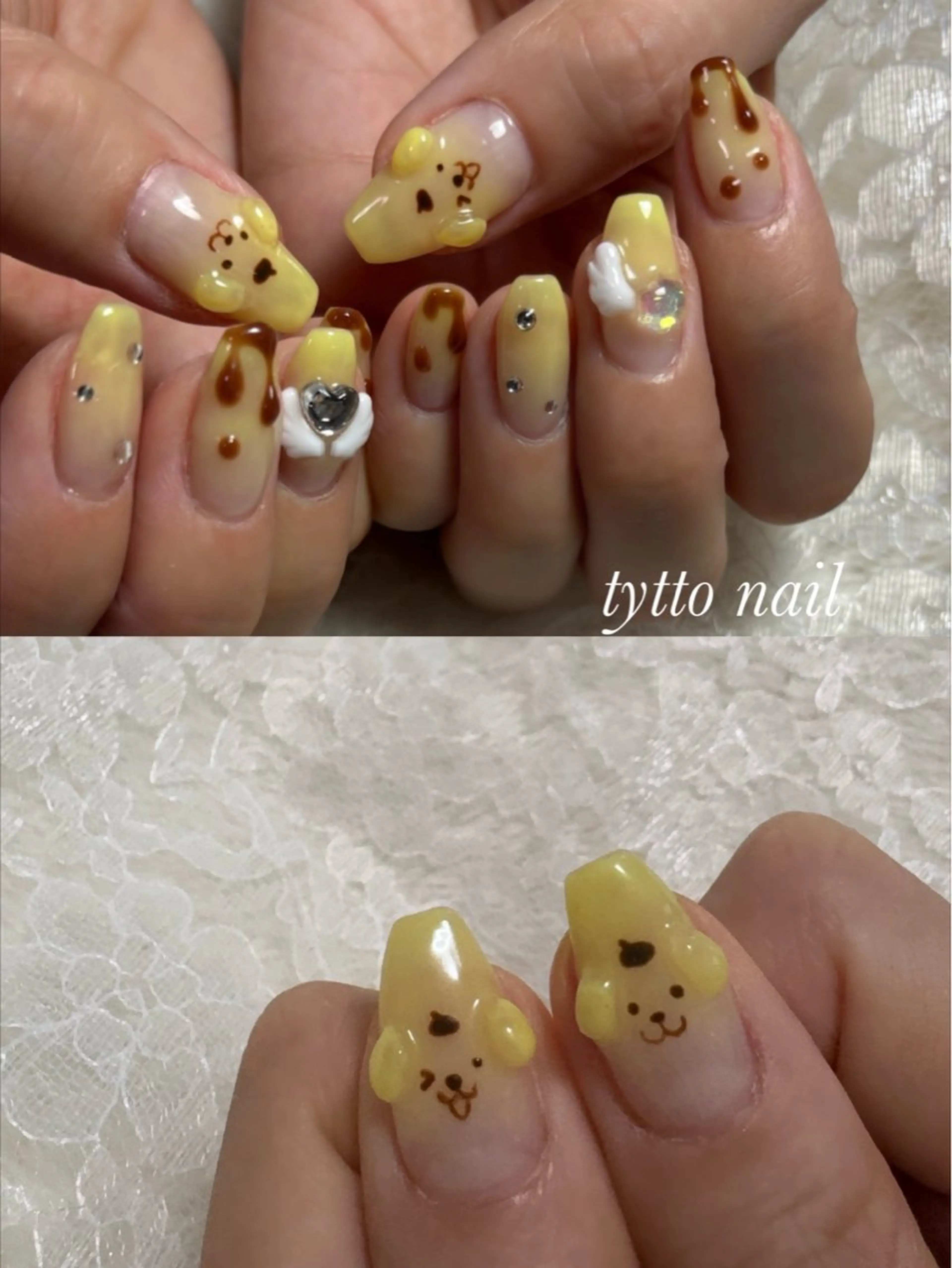 ネイル グラデーション キラキラネイル ワンカラーネイル ぷっくりネイル 夏ネイル ハンドネイル tytto nail ❤︎‪‪eri‪‪のネイルデザイン