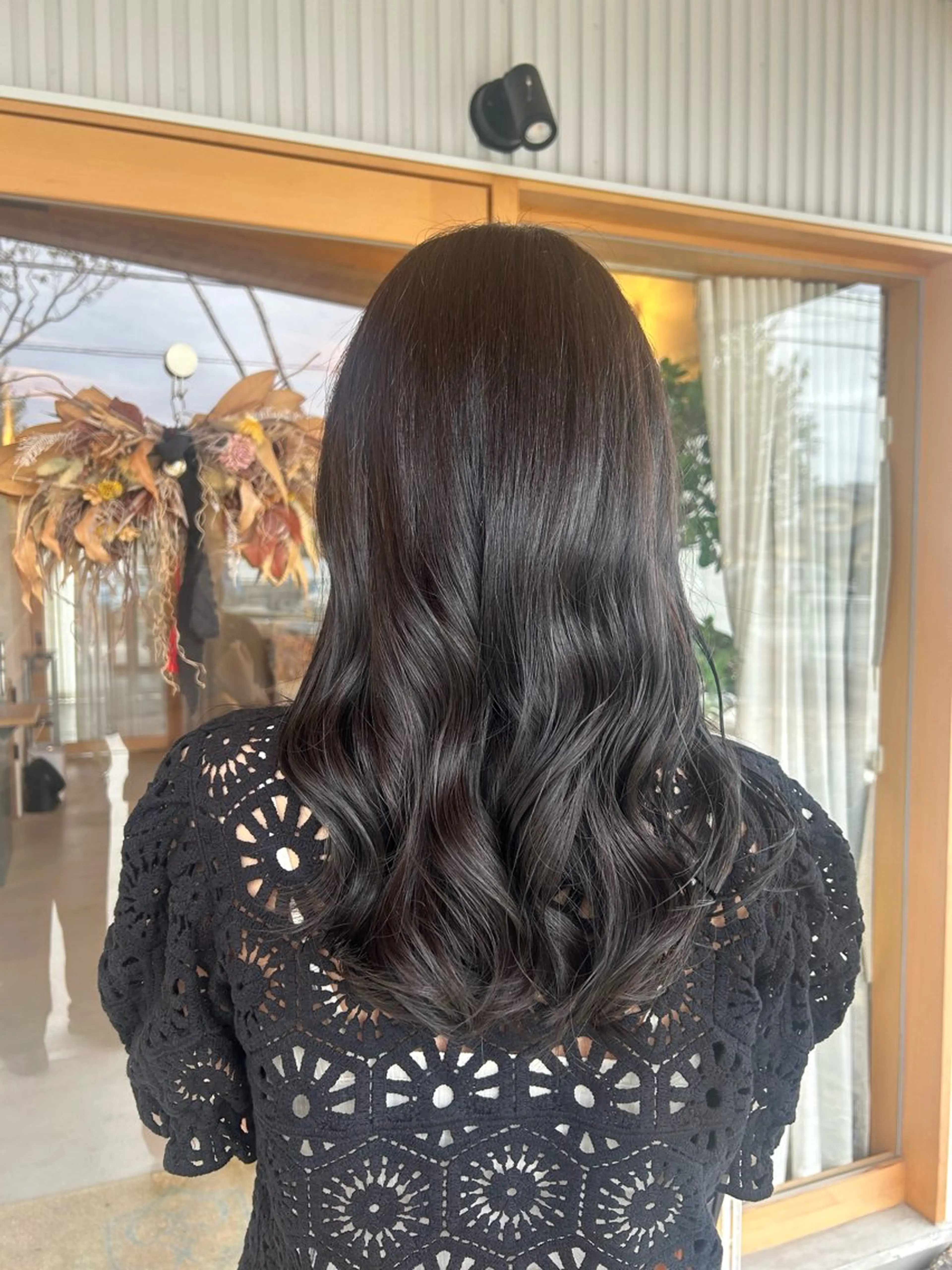 セミロング カラー 透明感カラー 学生 JuJu (orange)のマツエク・マツパデザイン