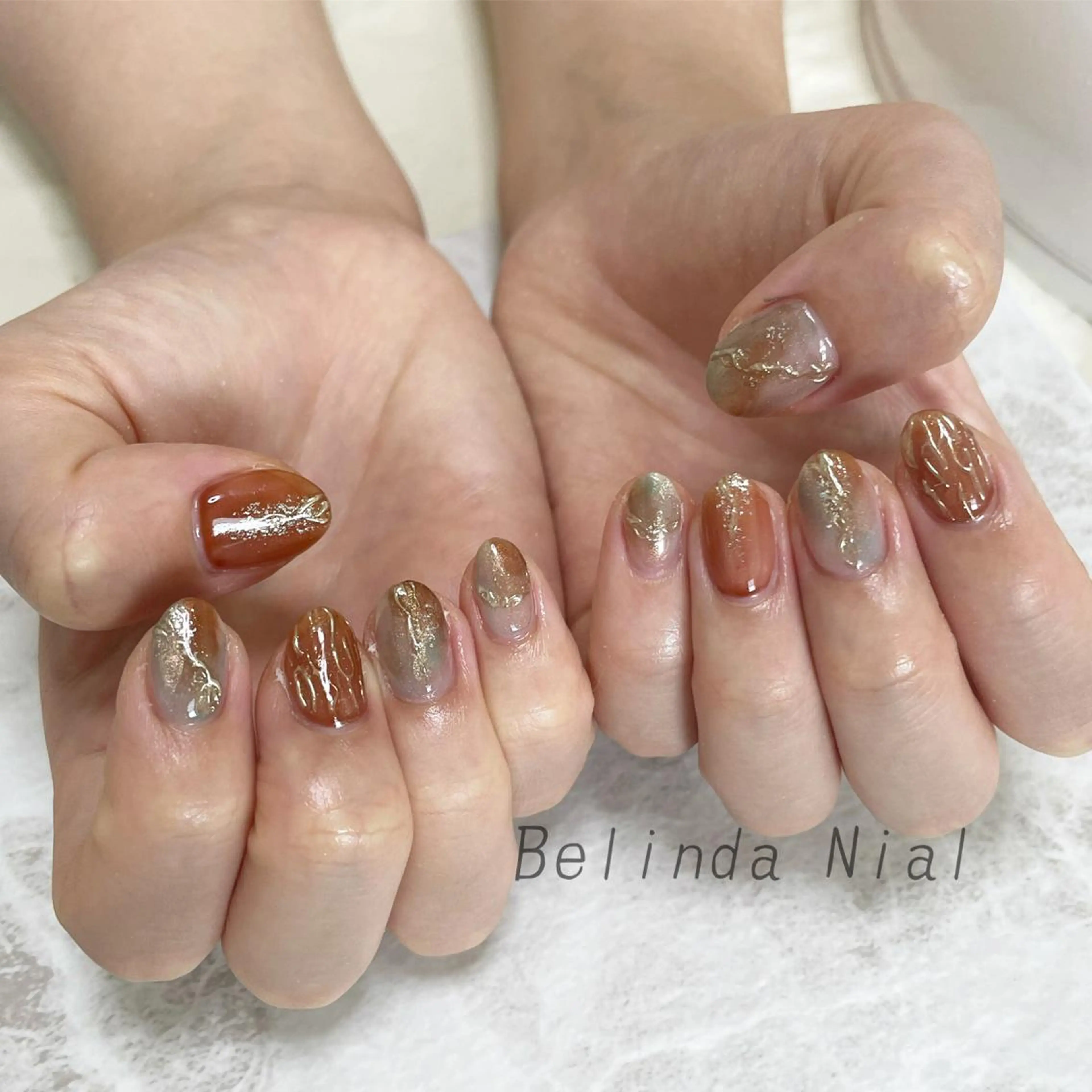 ネイル ハンドネイル フットネイル 竹本 愛のネイルデザイン