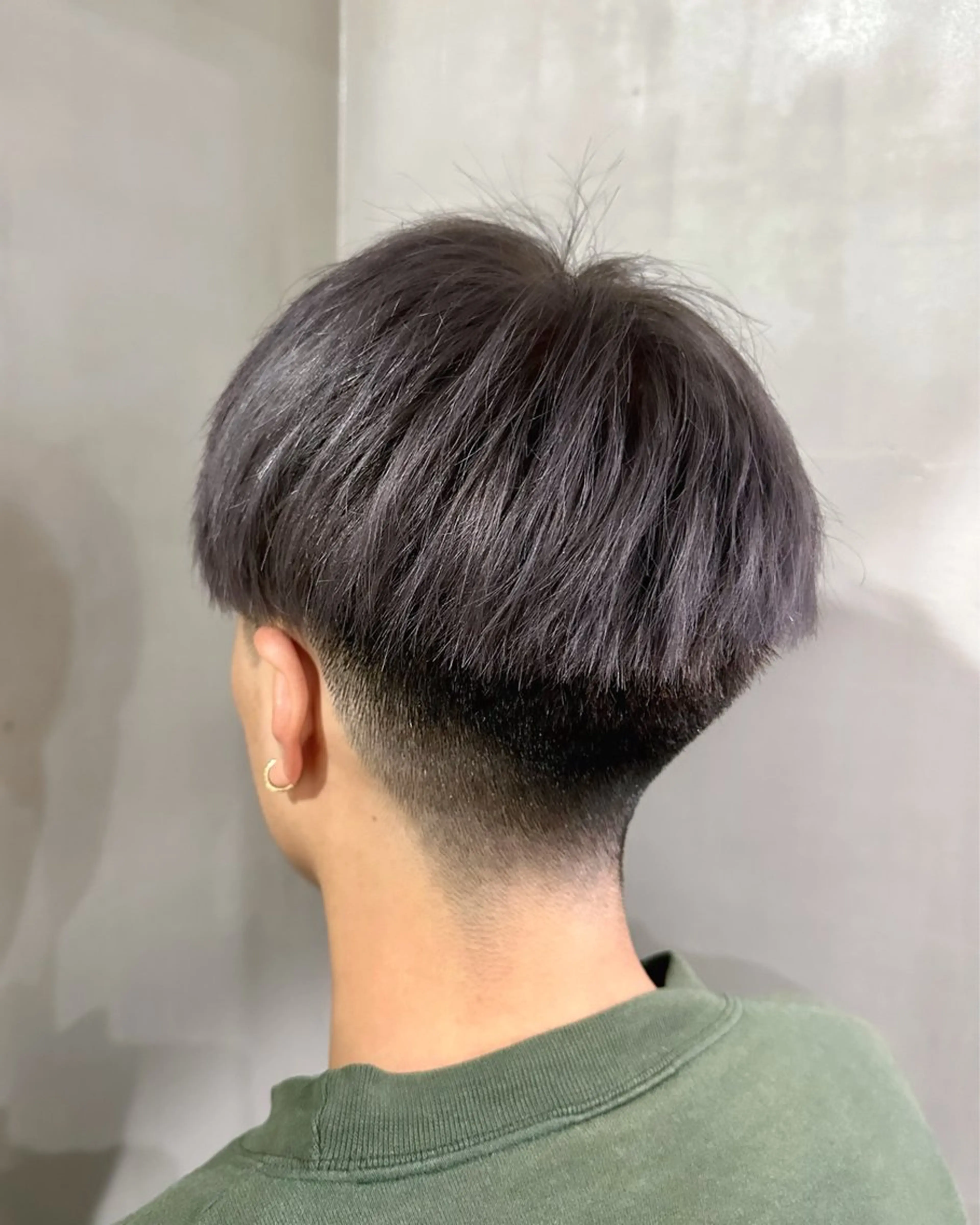 カラー メンズ 透明感カラー グレージュ 山田 翔夢のヘアスタイル