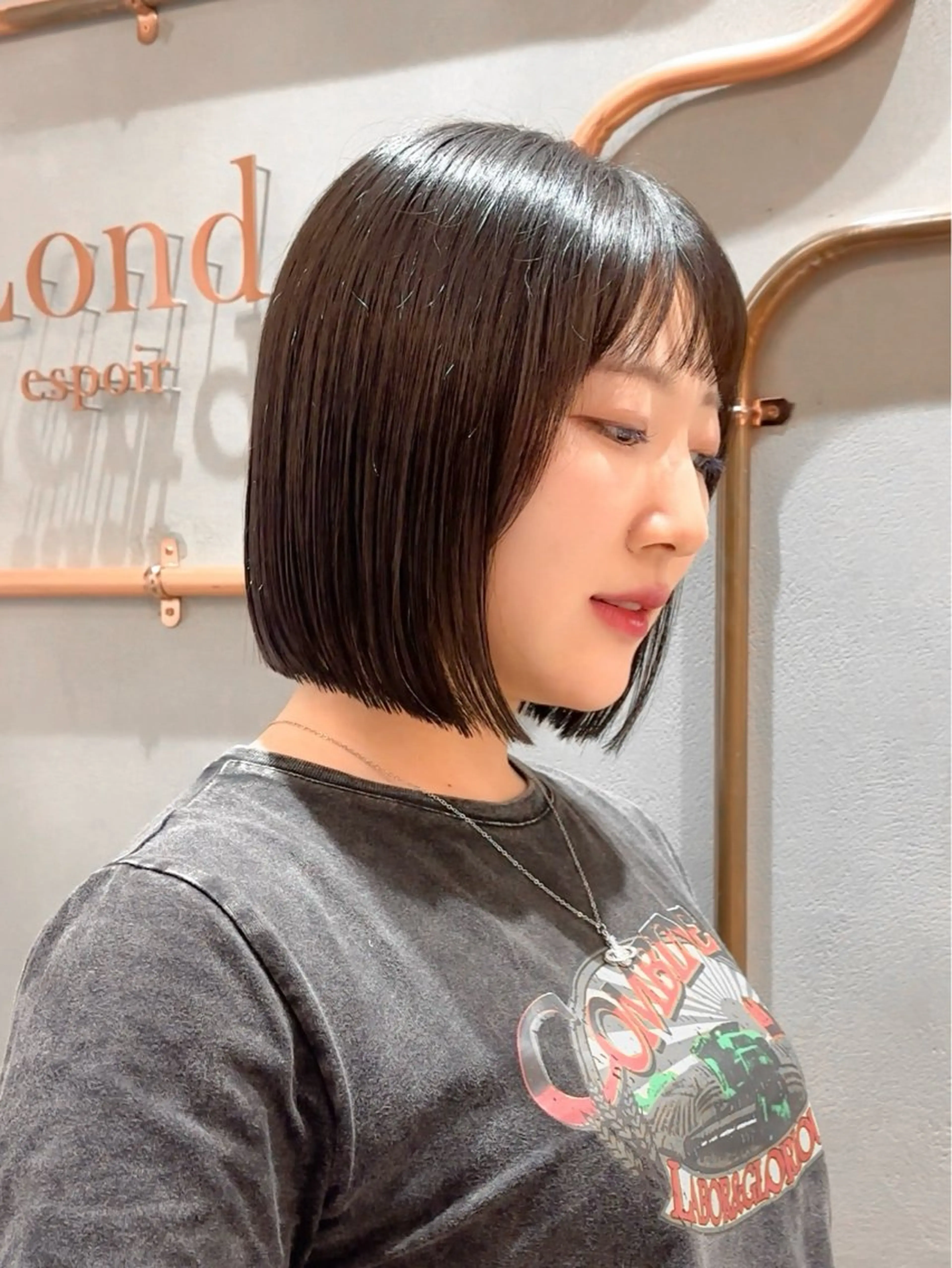 ミディアム 縮毛矯正/韓国ヘア /レイヤー🎀ミズキのヘアスタイル