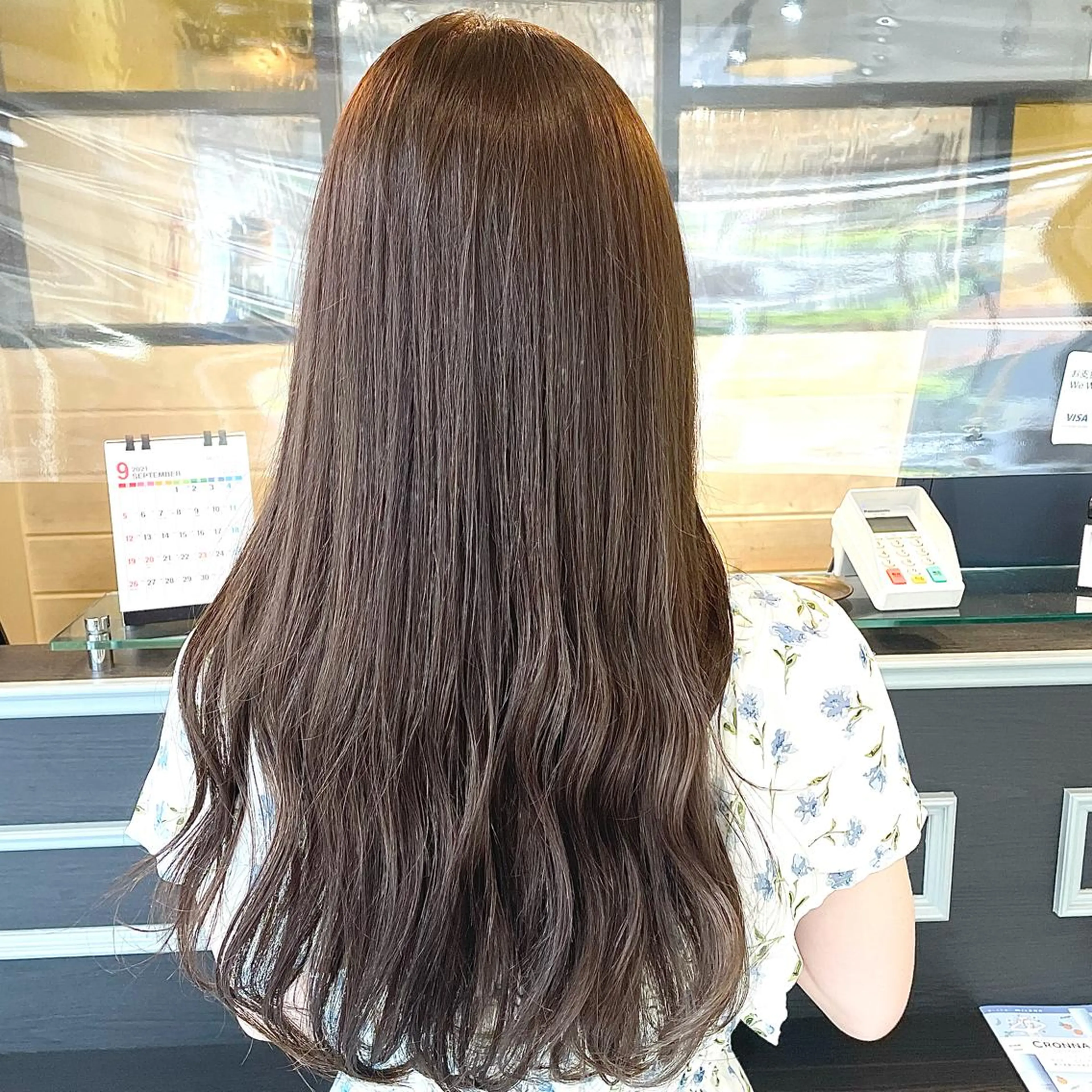 ロング カラー スナコザワ レナのヘアスタイル