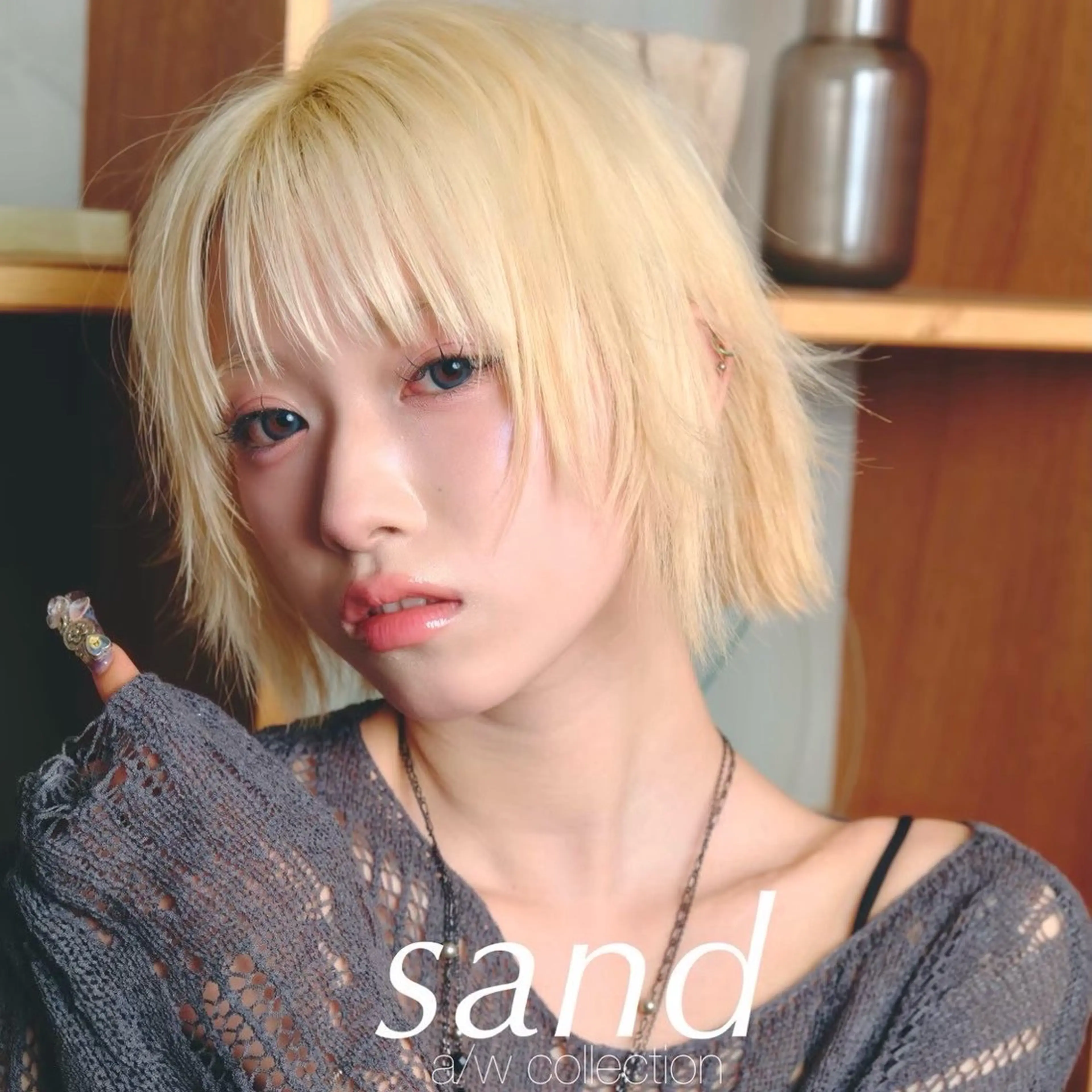 ショート sand clear横浜本店所属・似合わせレイヤー🌟 巻ける縮毛矯正みつきのヘアスタイル
