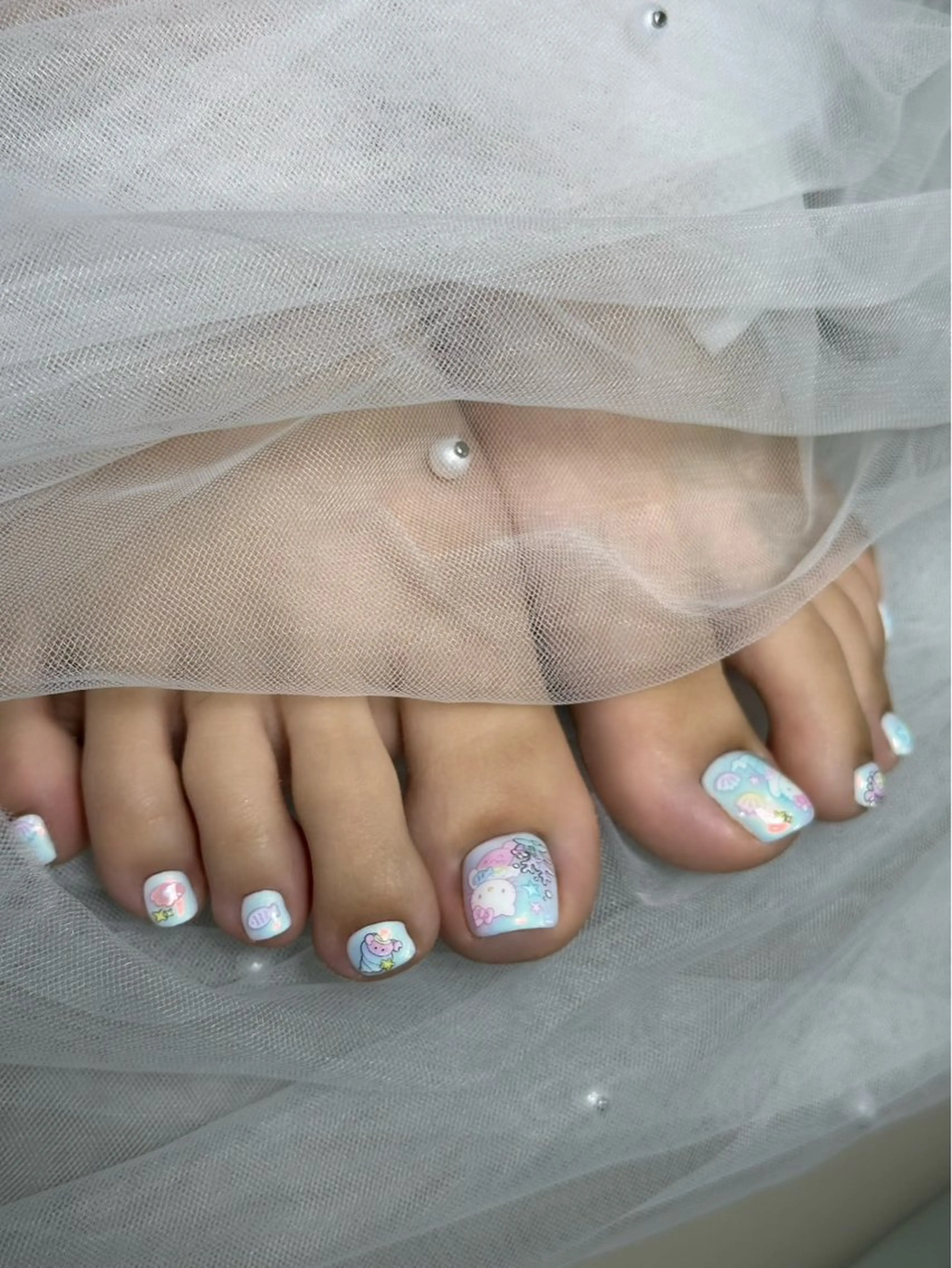 ネイル フットネイル 池袋ネイル/Uni nail/上品シンプルデザイン所属・池袋Uni nail 上品シンプルデザインのネイルデザイン