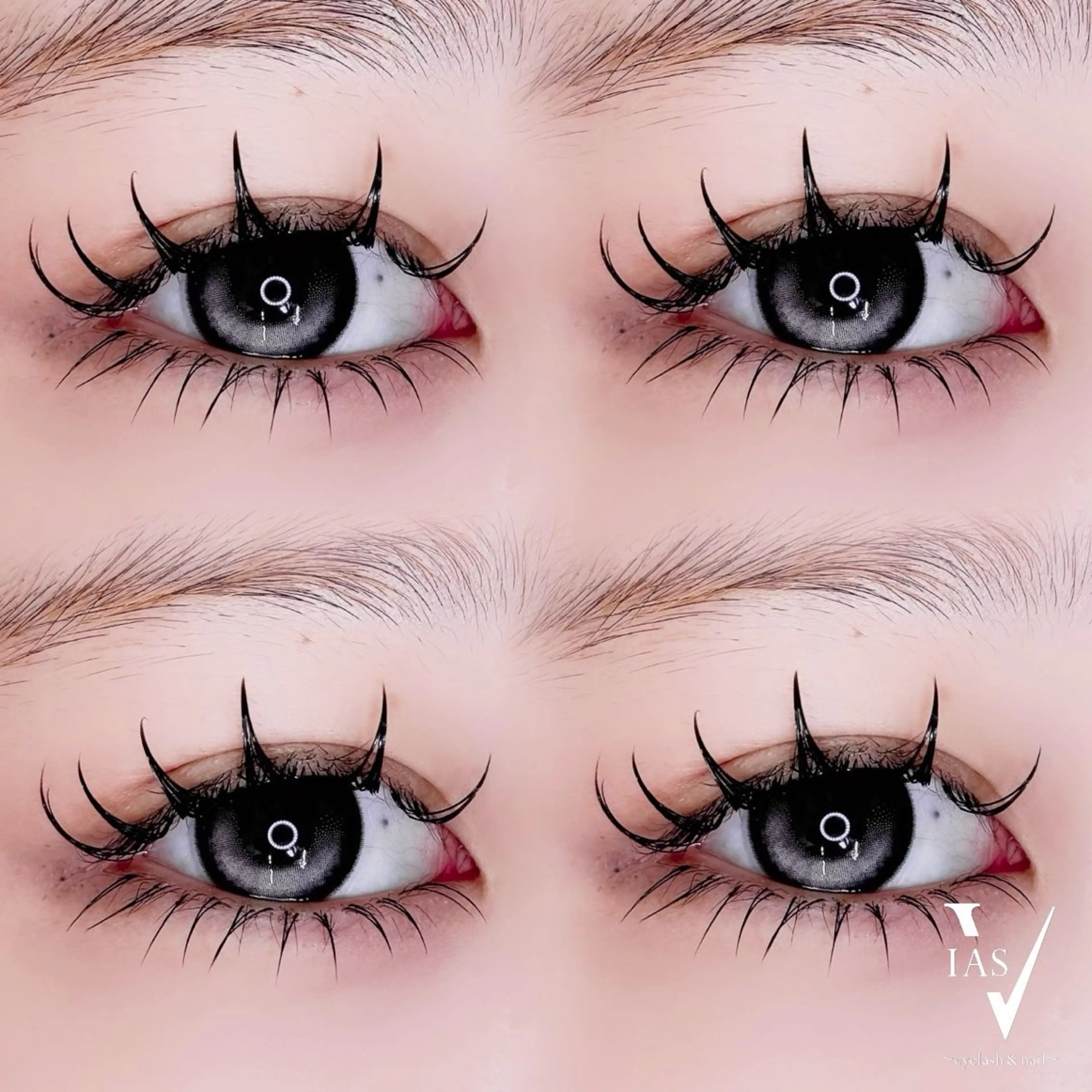 マツエク・マツパ フラットラッシュ VIAS sakiのマツエク・マツパデザイン