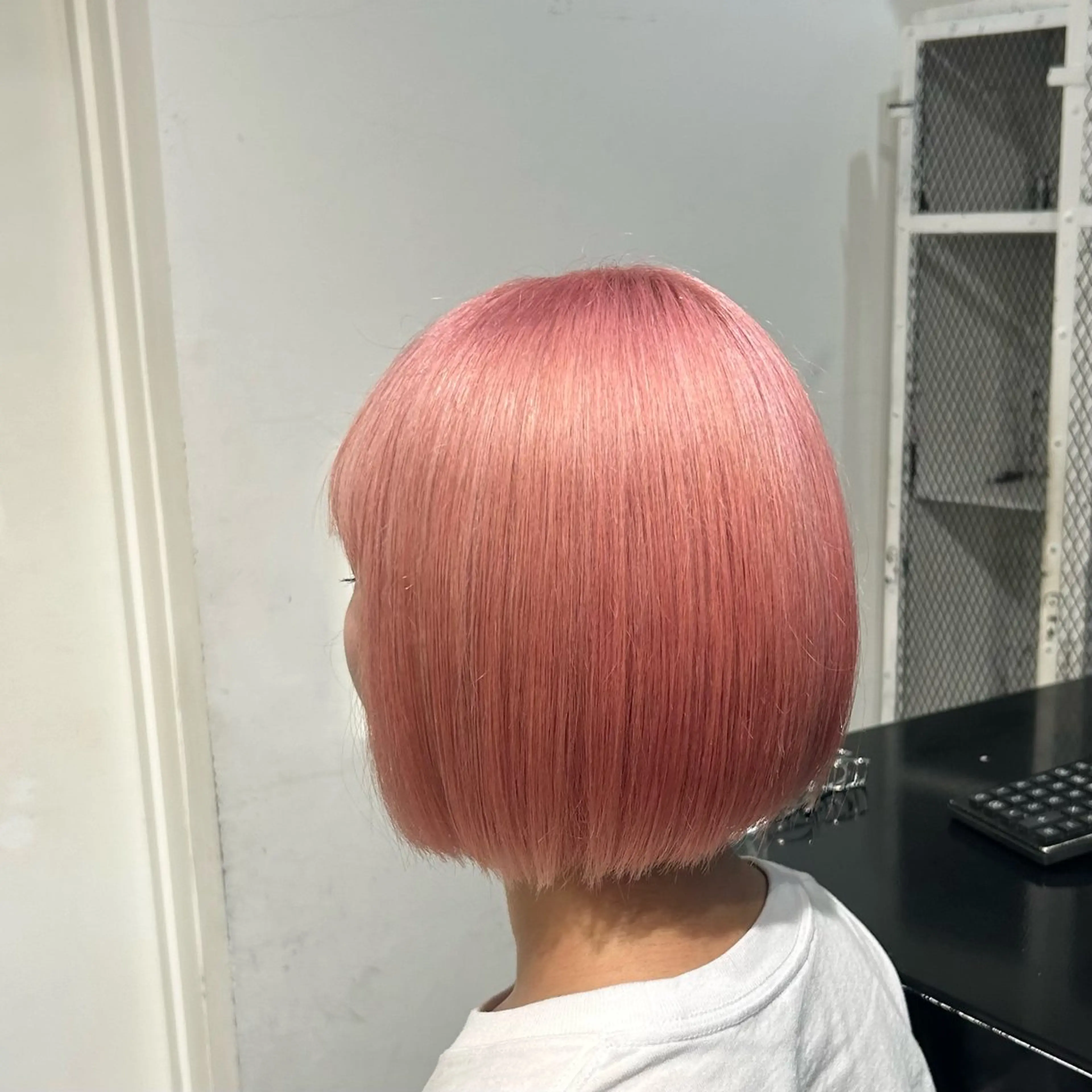カラー ブリーチ ピンクカラー ヘアカラー トリートメント カットモデル募集中/ 原宿/MOENOのヘアスタイル