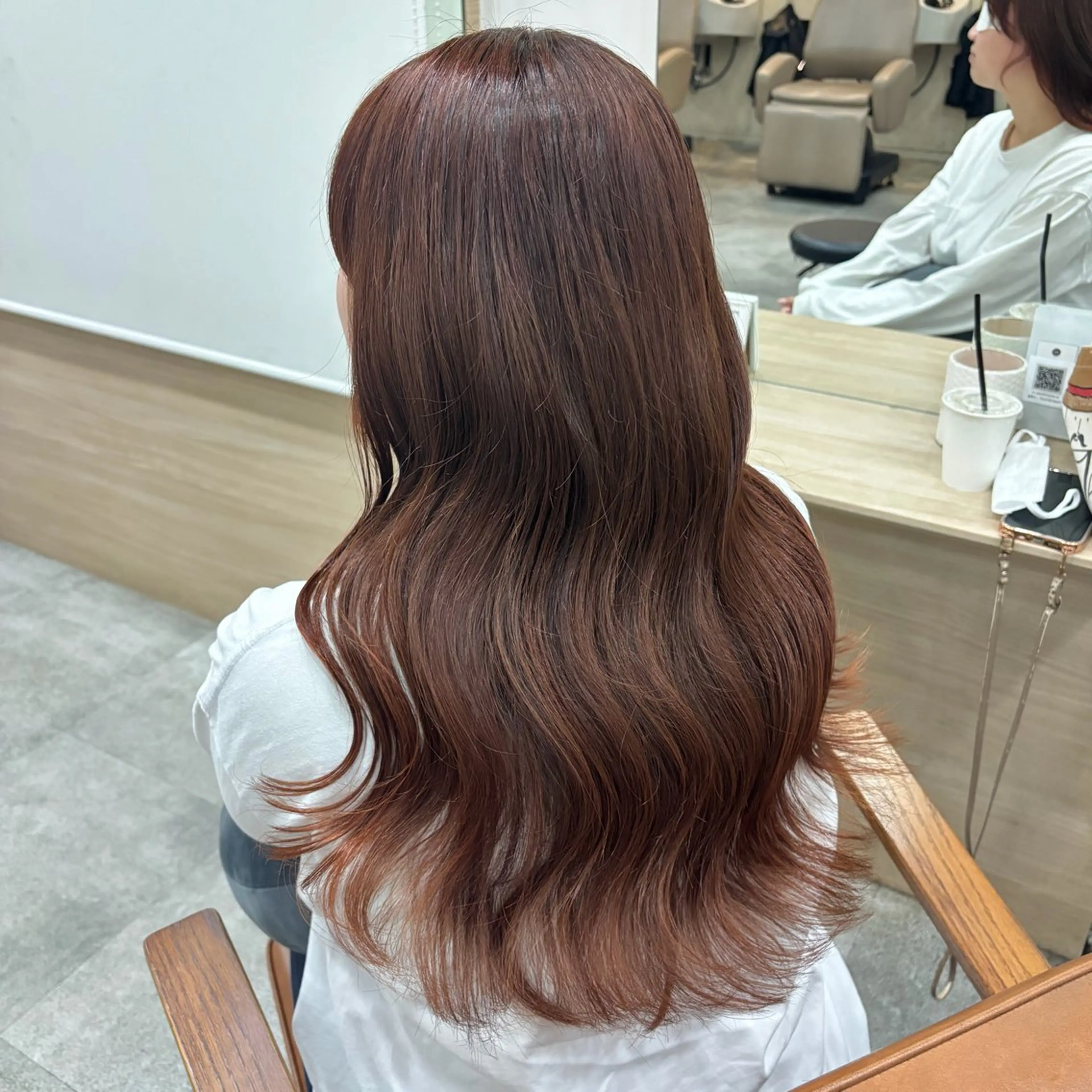 ロング カラー ヘアカラー トリートメント うる艶カラー/ レイヤー/アスカのヘアスタイル