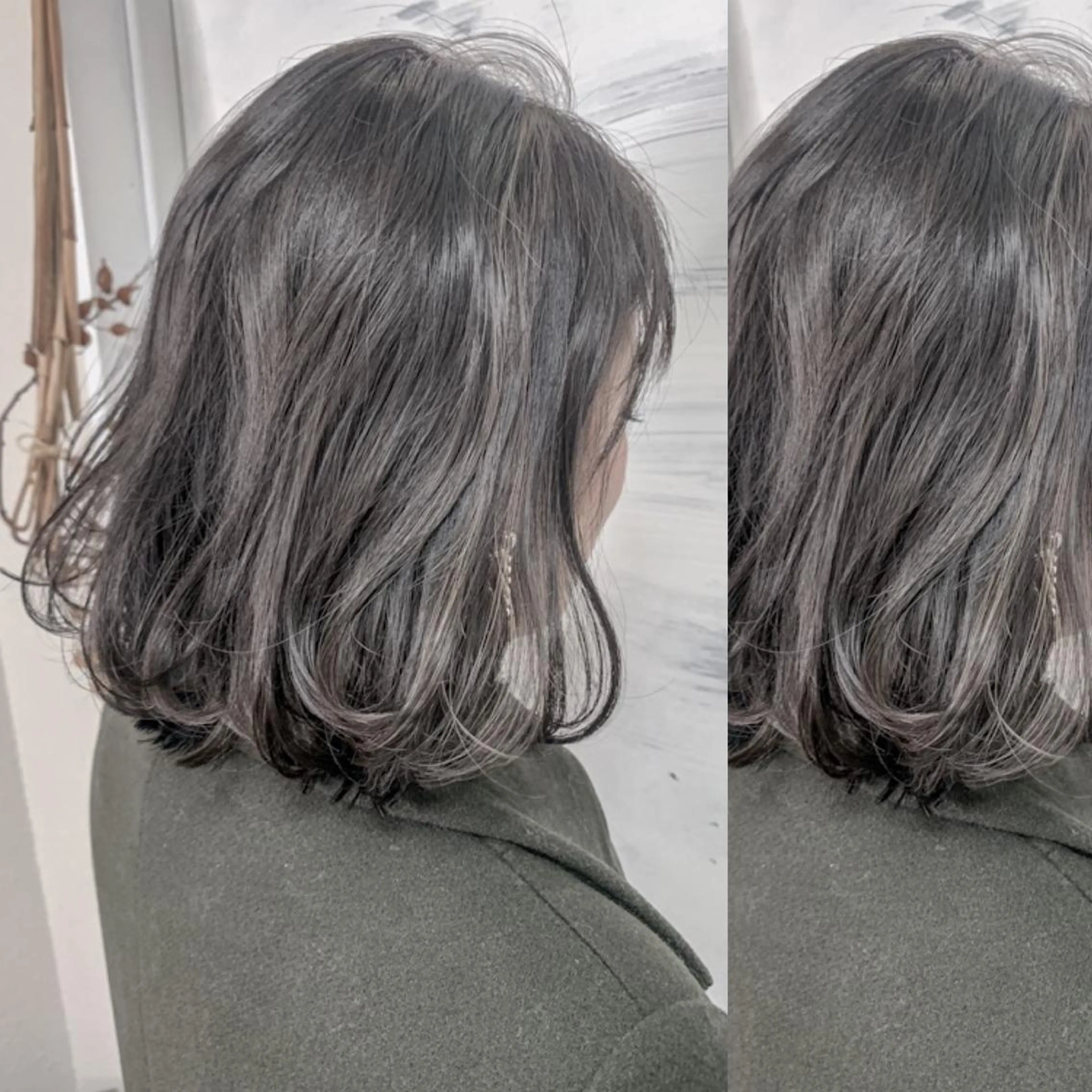 ショート カラー アディクシーカラー ハイライトカラー インナーカラー ハイライト カット ヘアカラー BOX mico.のヘアスタイル