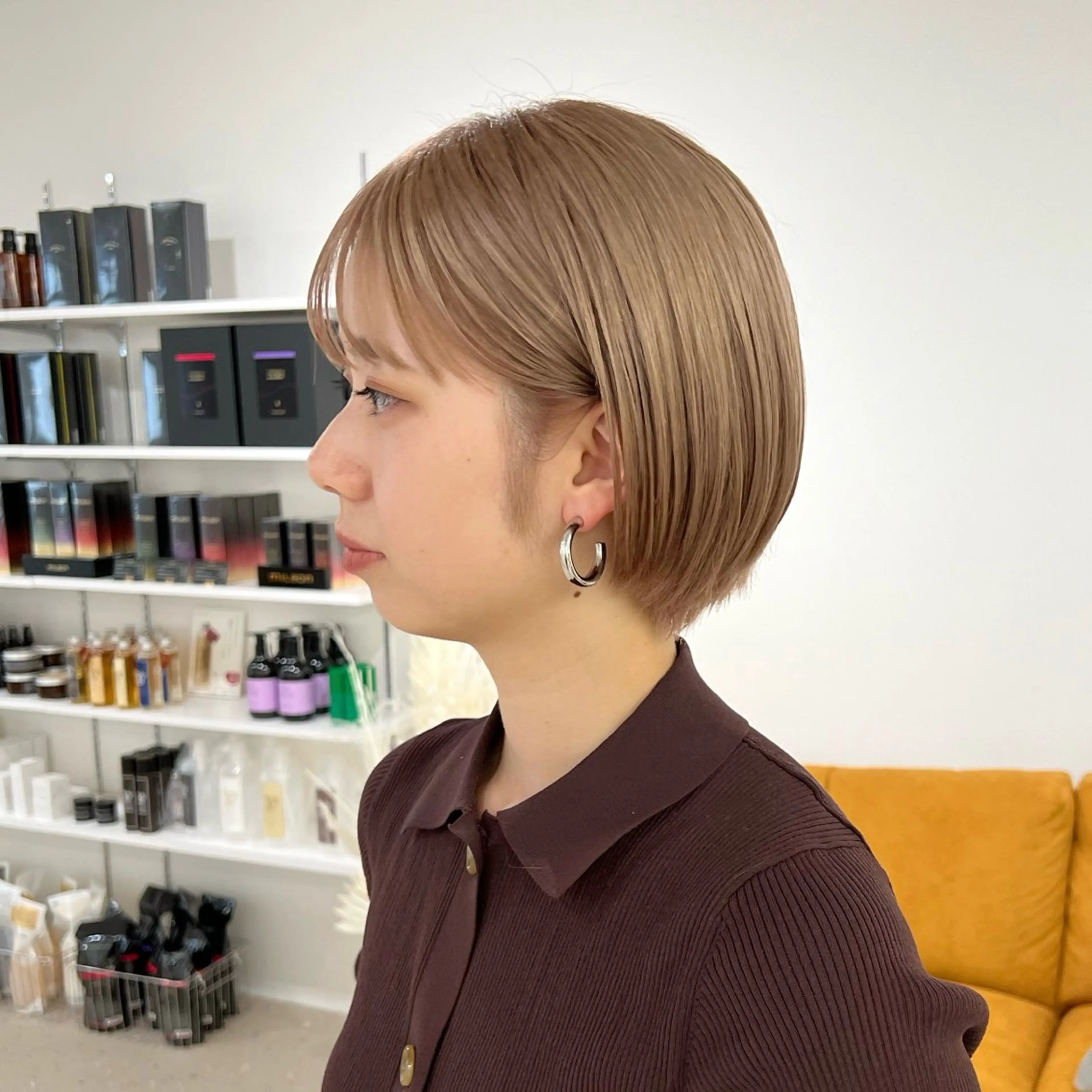 ショート ショートボブ ボブ ショートヘア カット パーマ ナチュラルヘア/ 似合わせ/三宅 昌太のヘアスタイル