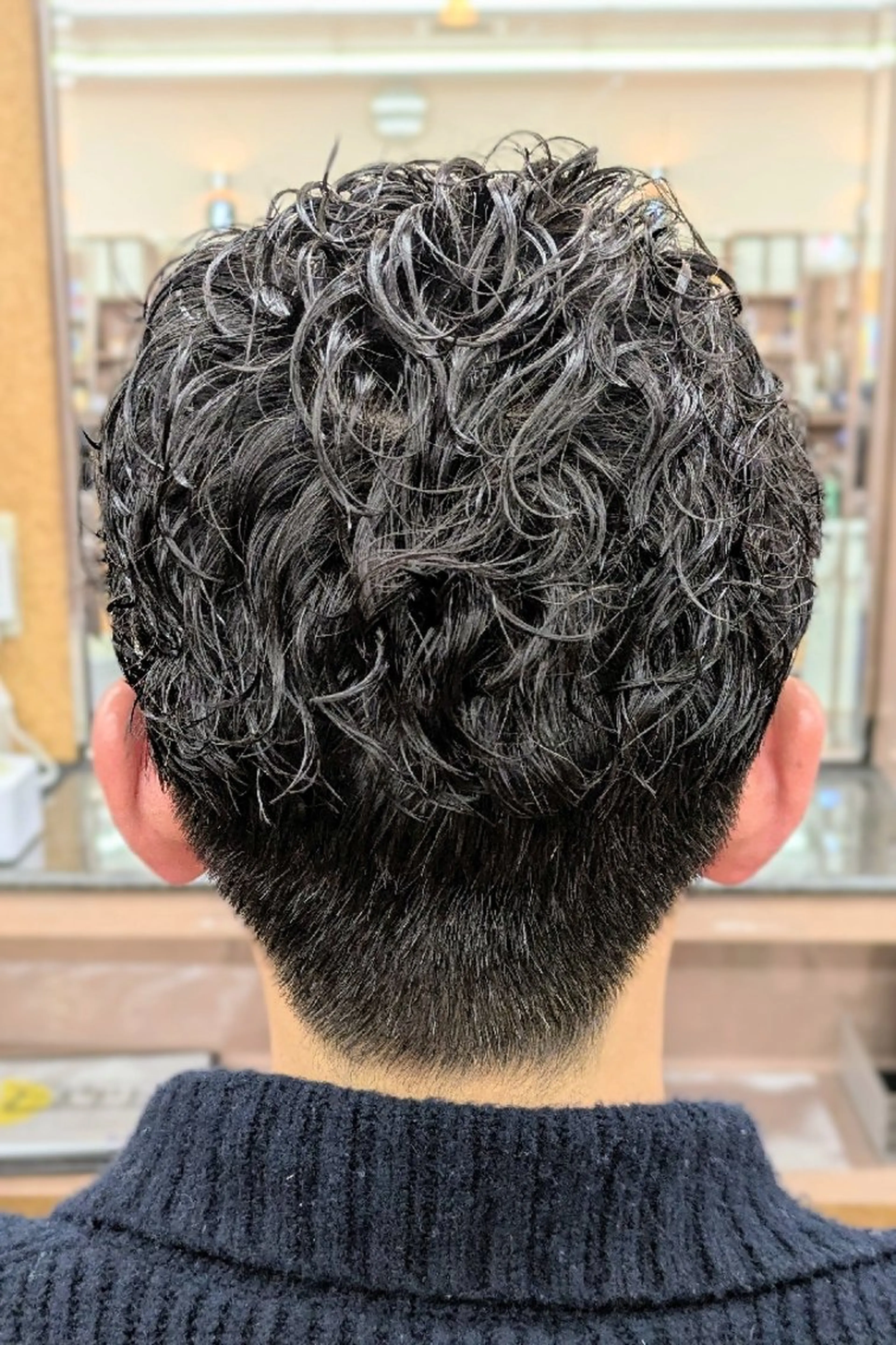 ショート パーマ 理容プラージュ燕三条 福井のヘアスタイル