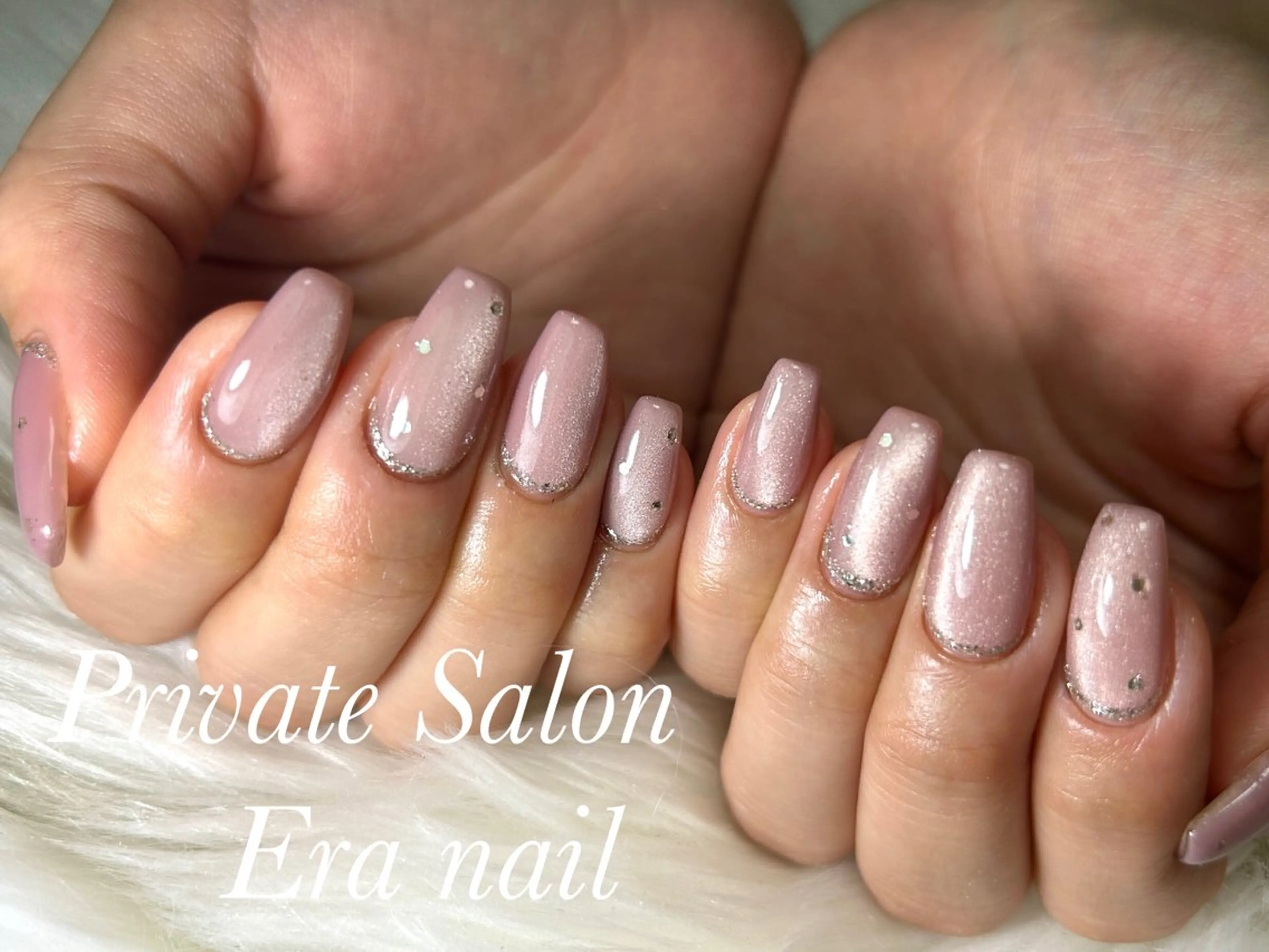 ネイル ラメ(グリッター) マグネットネイル Era nailのネイルデザイン