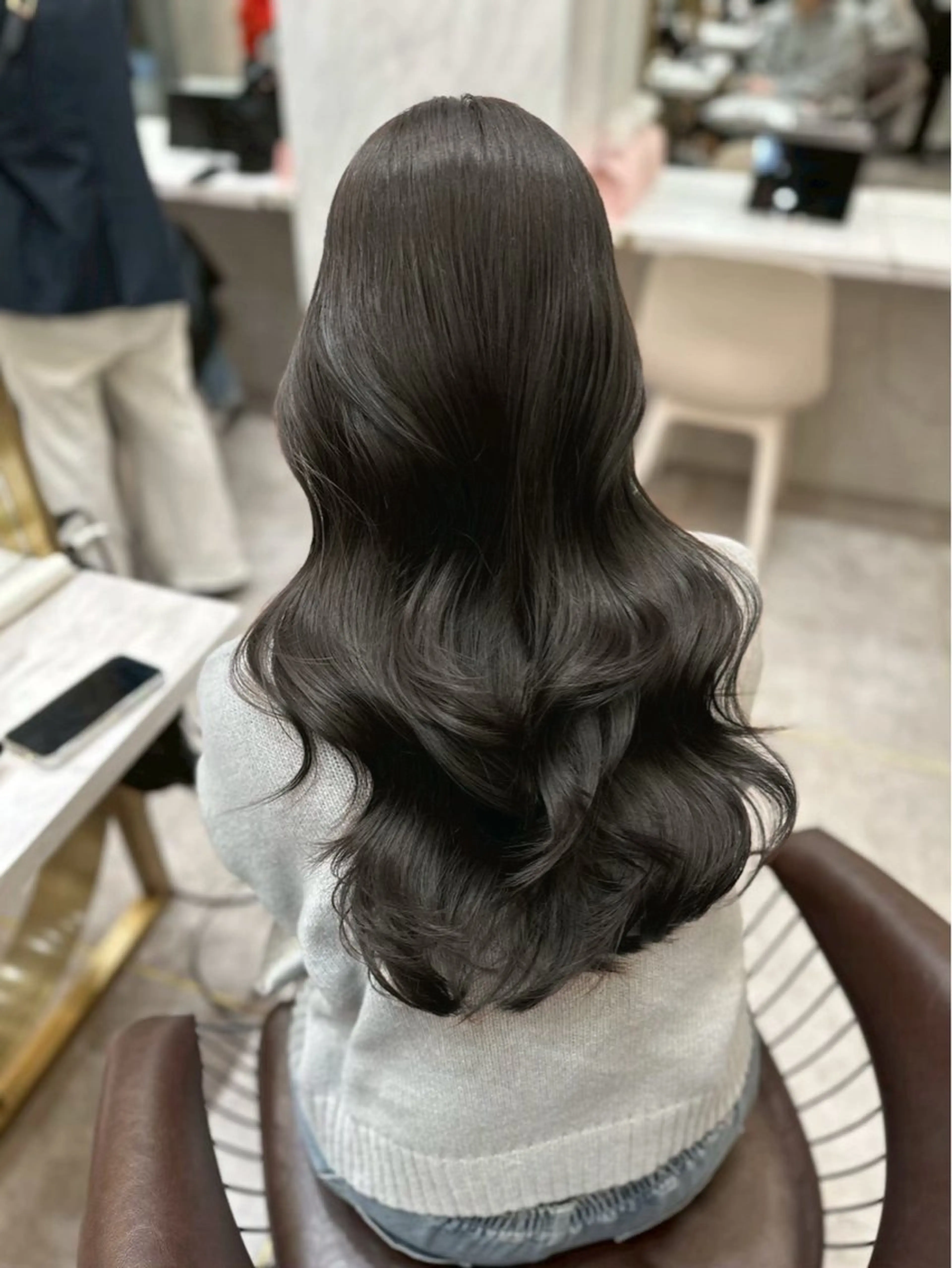 ロング カラー waka/韓国ヘア /lond uluのヘアスタイル