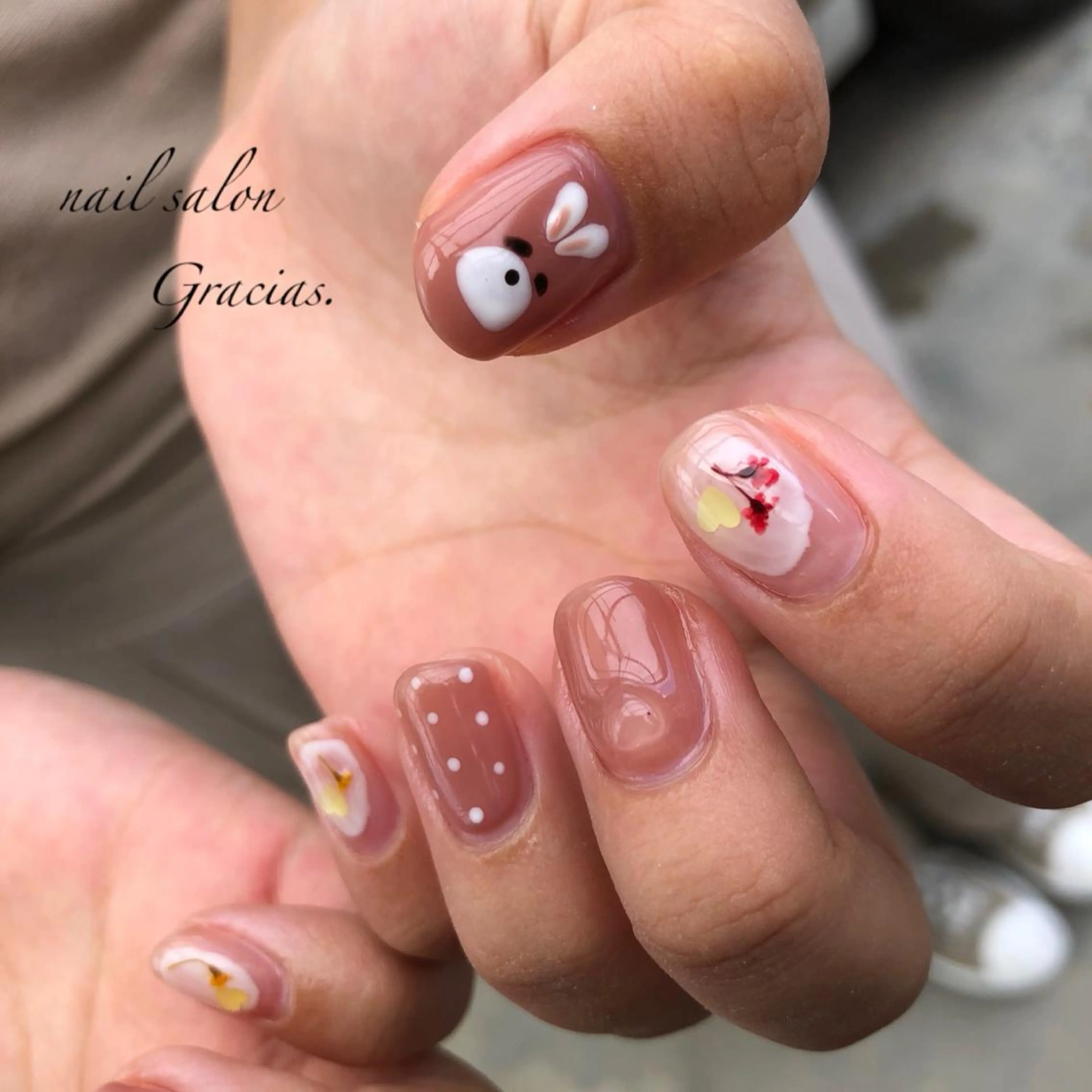 ネイル ハンドネイル Gracias. rieのネイルデザイン
