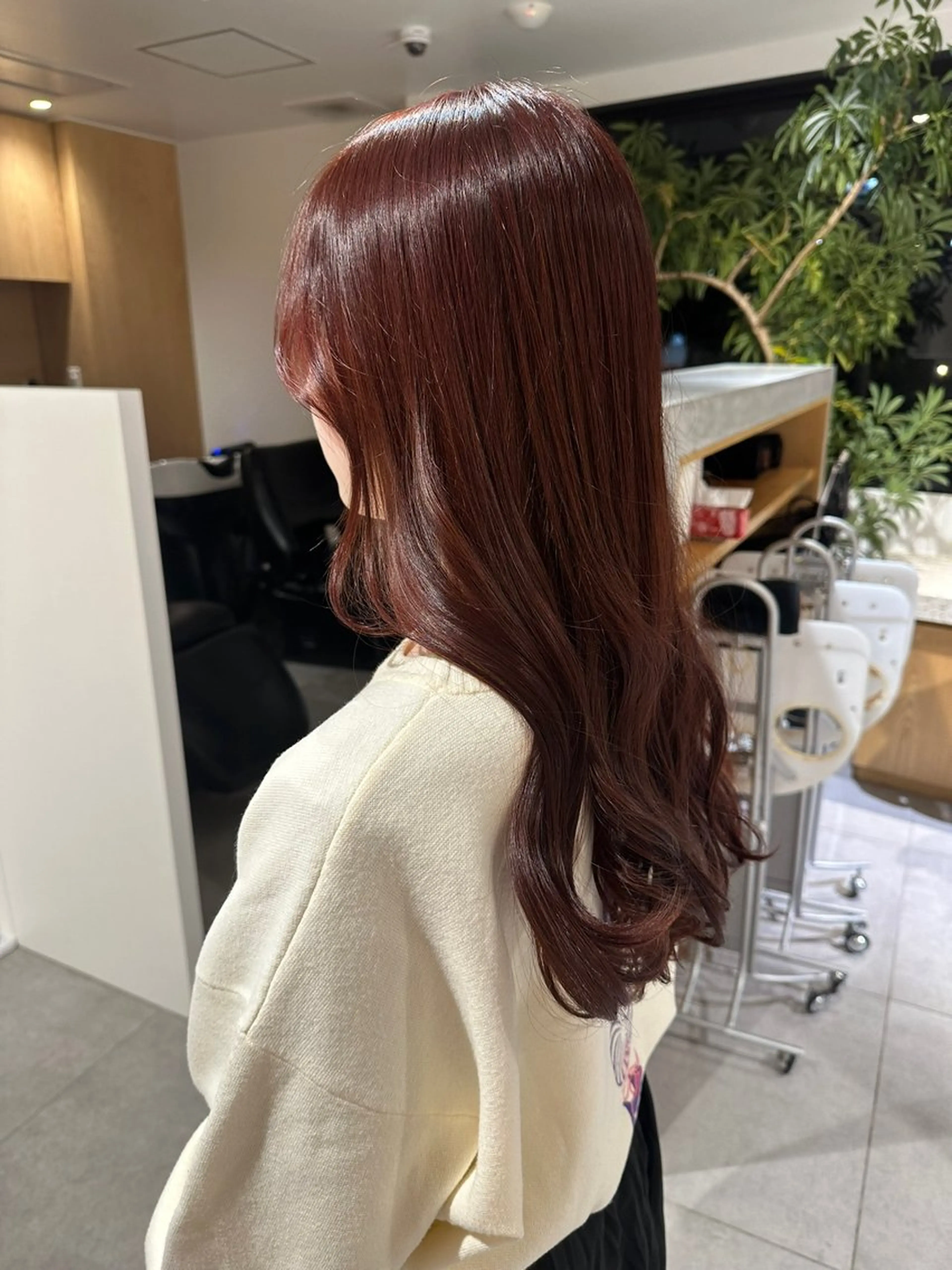 ロング 杉本 沙羅のヘアスタイル