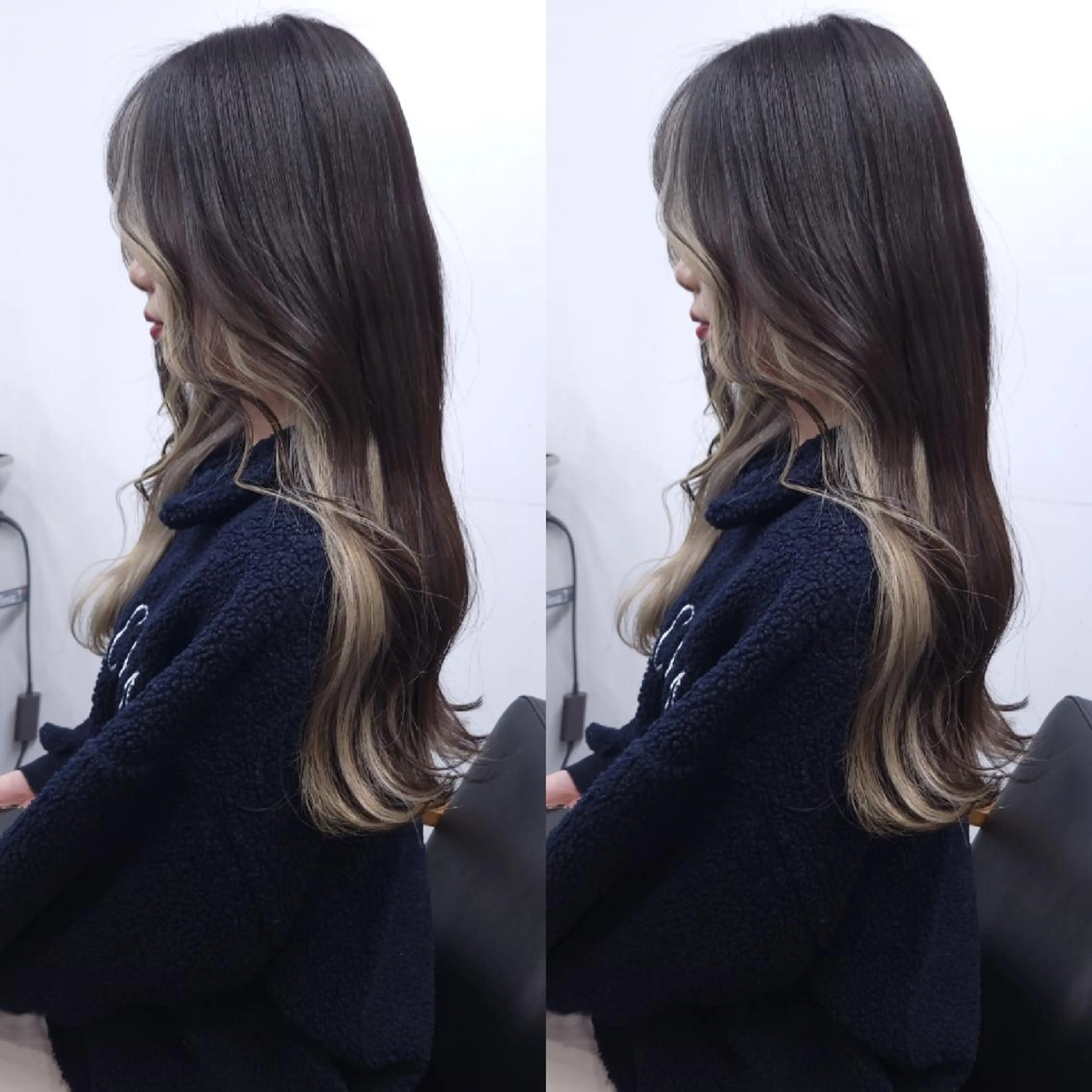 ロング ヘアカラー トリートメント U&i所属・平田 広大のヘアスタイル