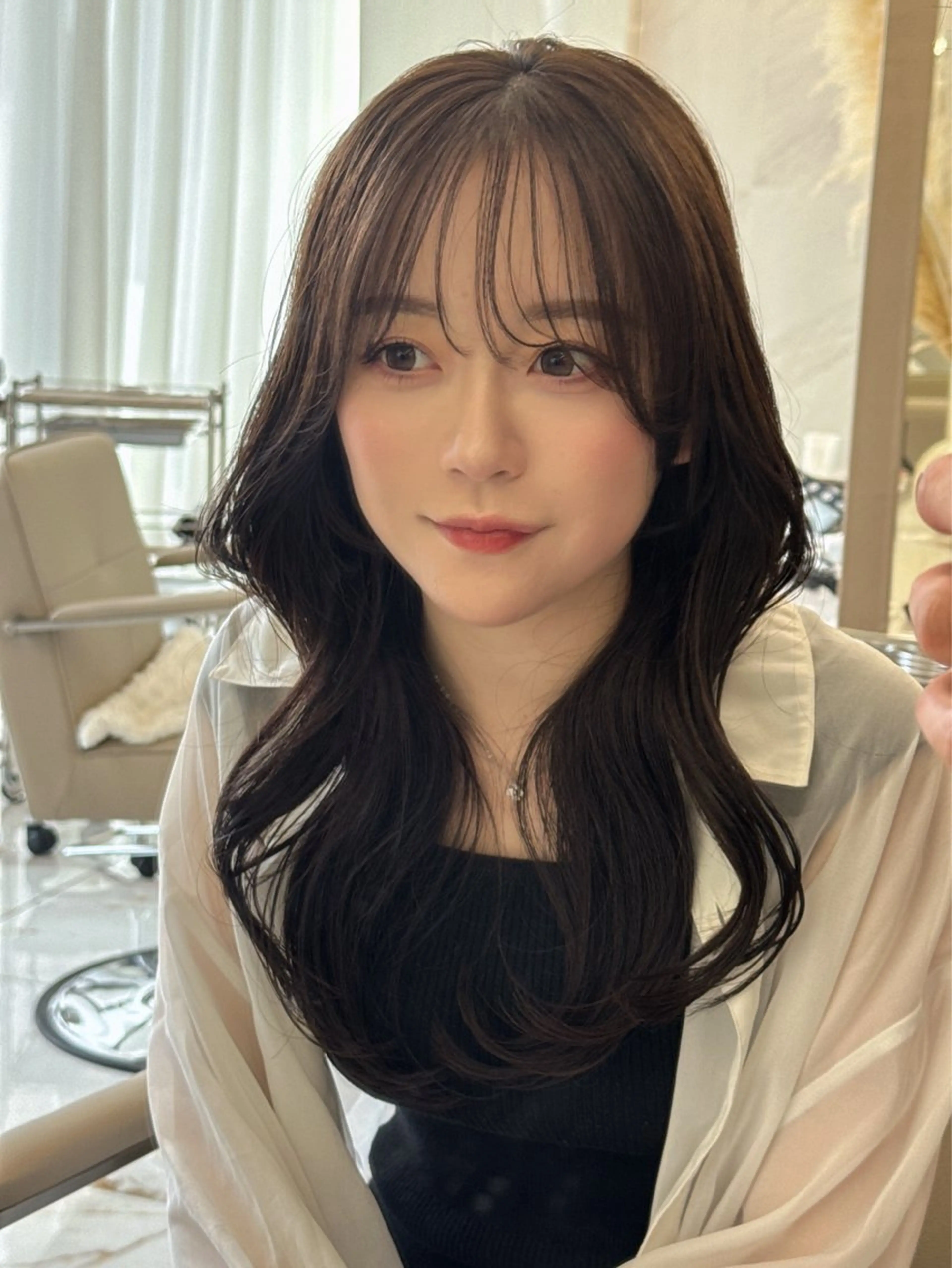 セミロング カラー カット ヘアカラー トリートメント 栄美容師/kiti /ボブ/ケントのヘアスタイル