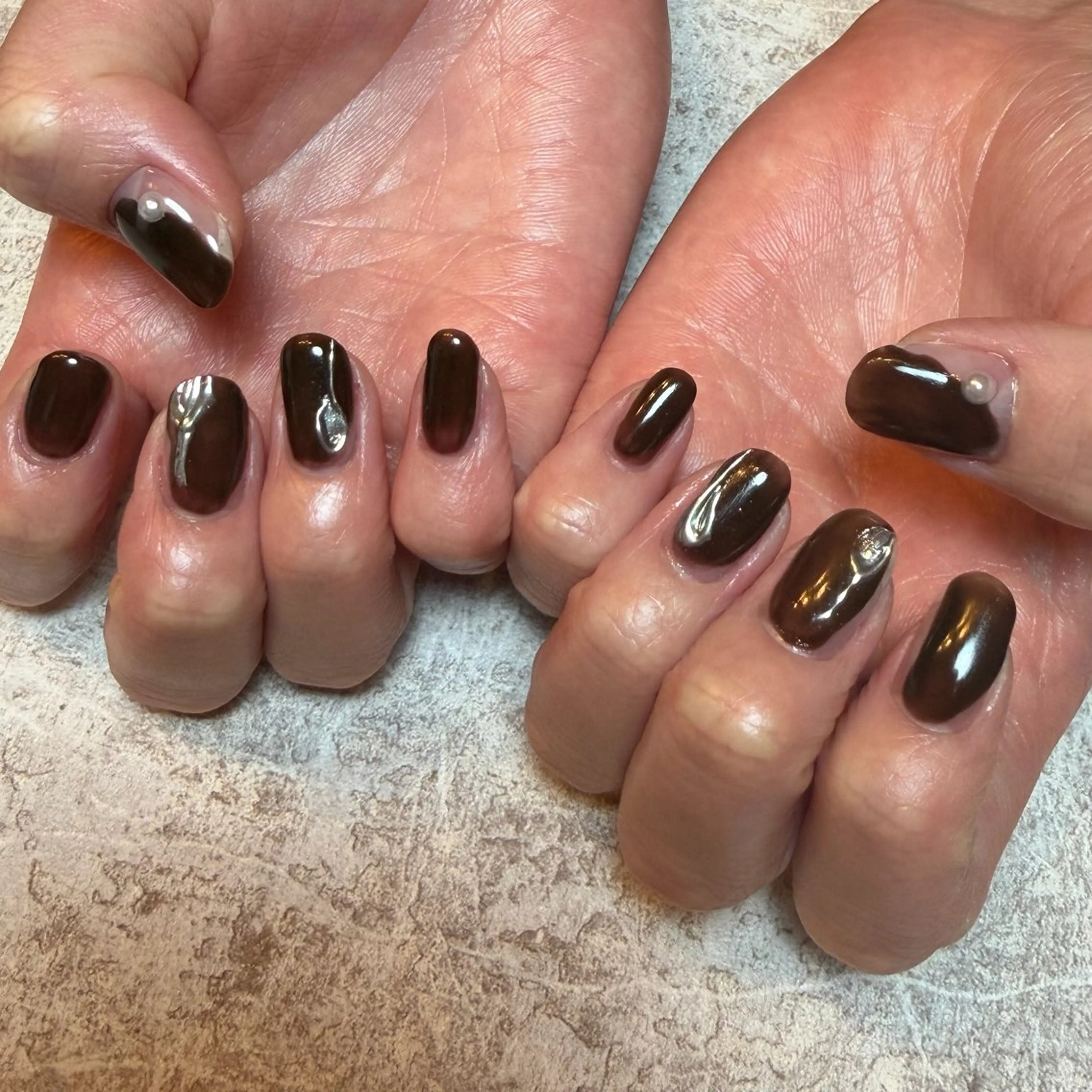 ネイル 自由が丘サロン あやめ💅のネイルデザイン