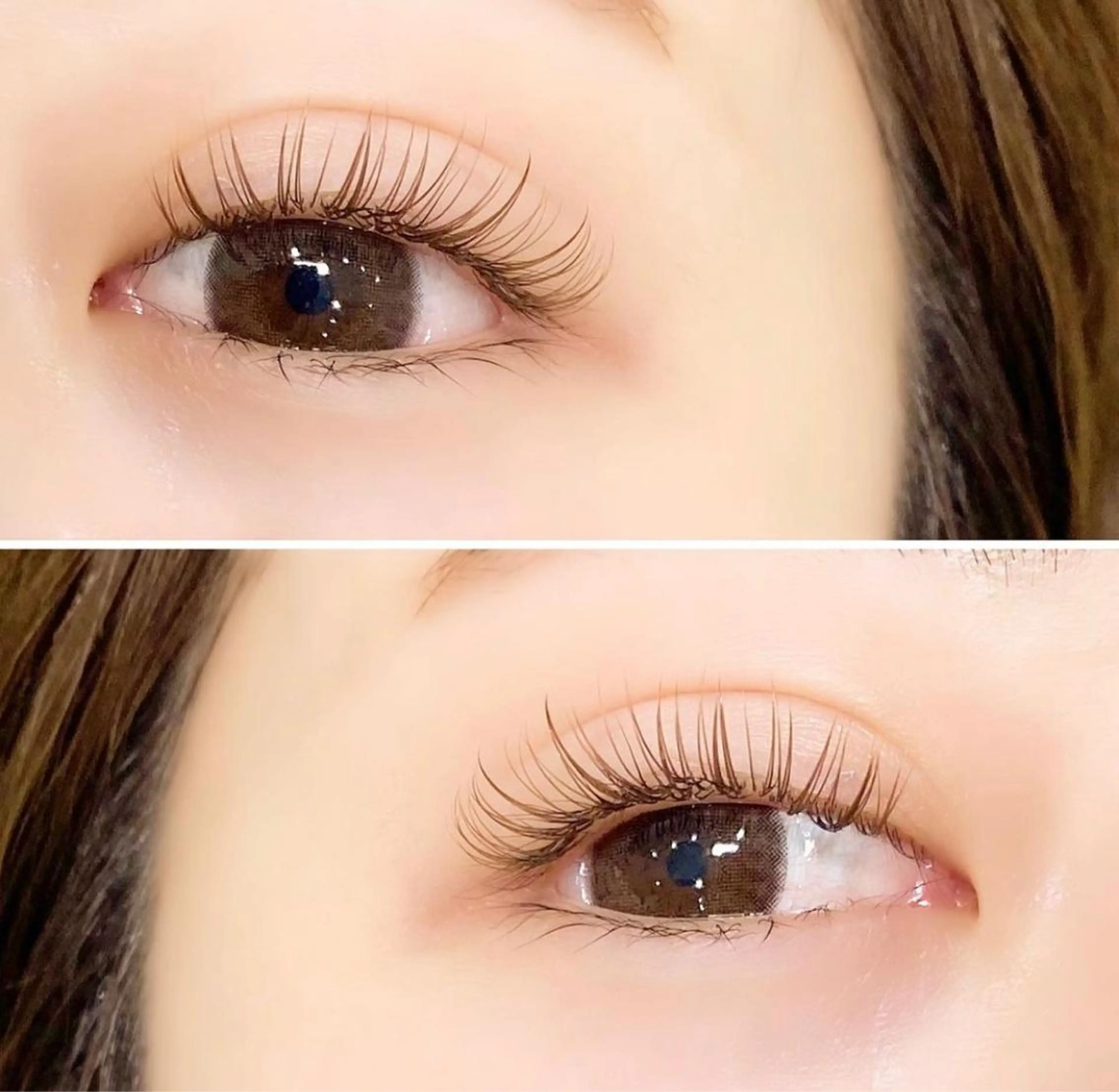 【LEDマツエク✨️】持ち良し⭕️自まつげ風のナチュラルが好きな方にオススメ🫶🏻 上100本¥6,050(オフ込)の写真