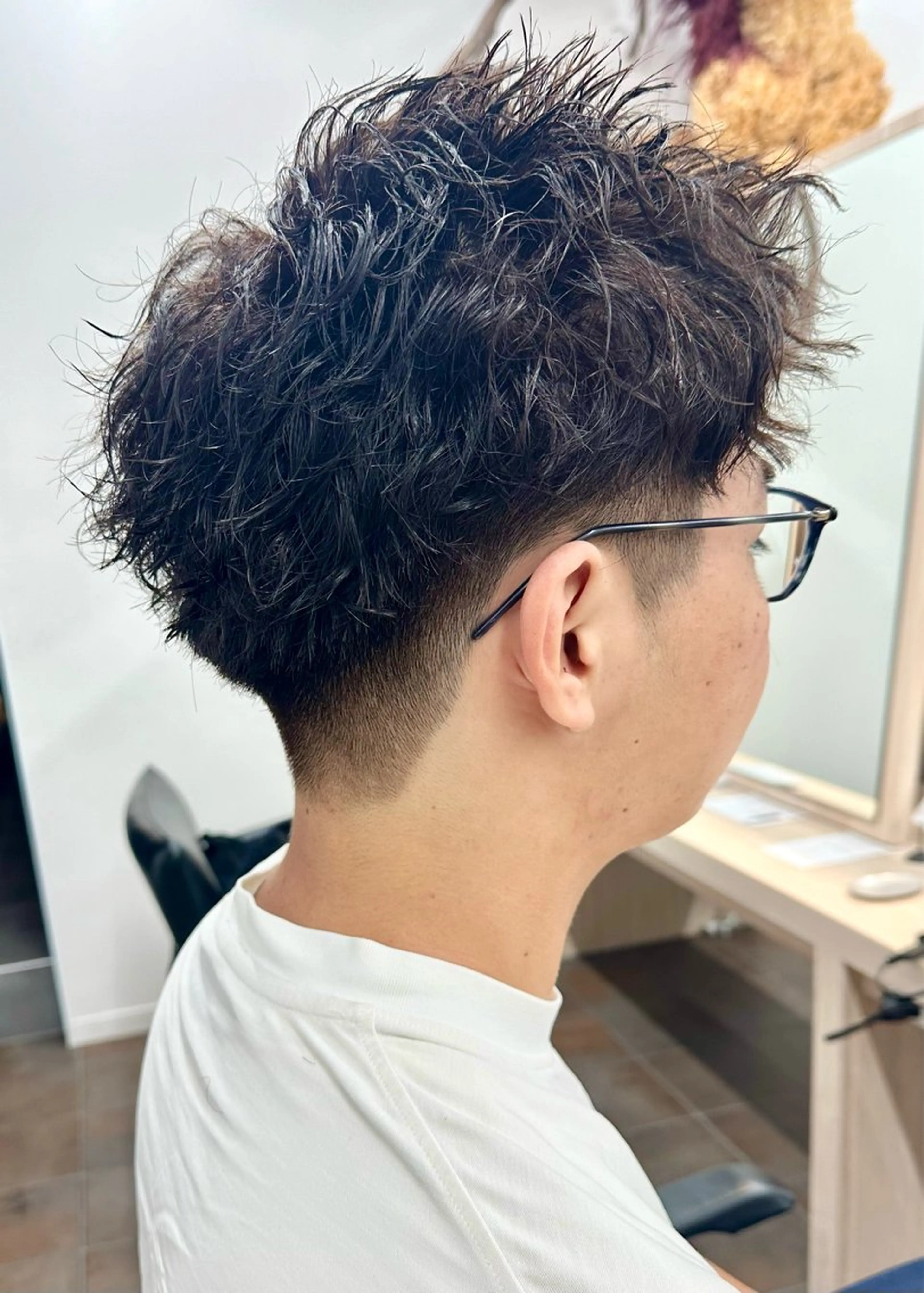 ショート パーマ メンズ 奥東巧真 /パーマスタイル✨のヘアスタイル