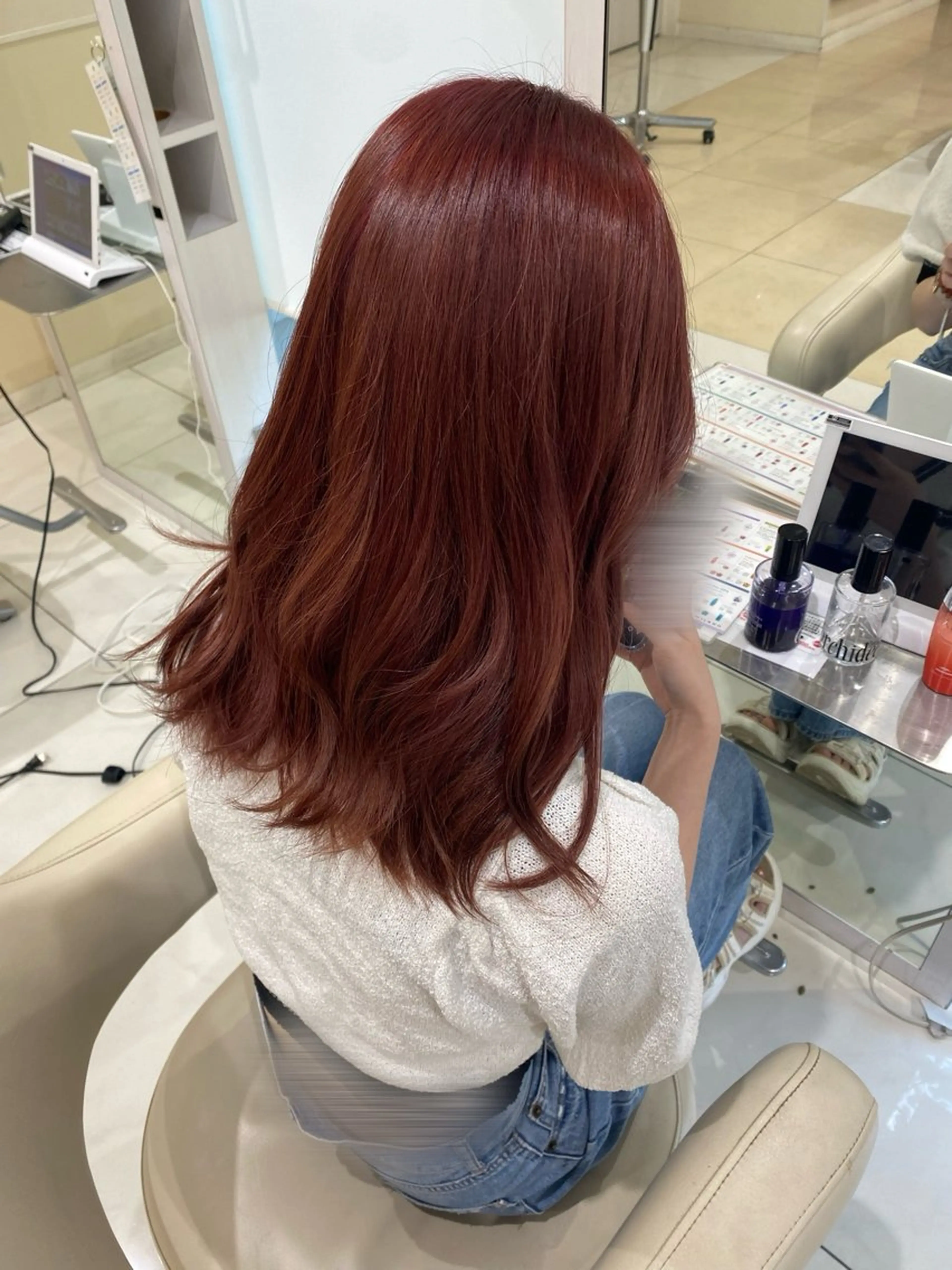 ロング カラー 中山 愛美莉のヘアスタイル