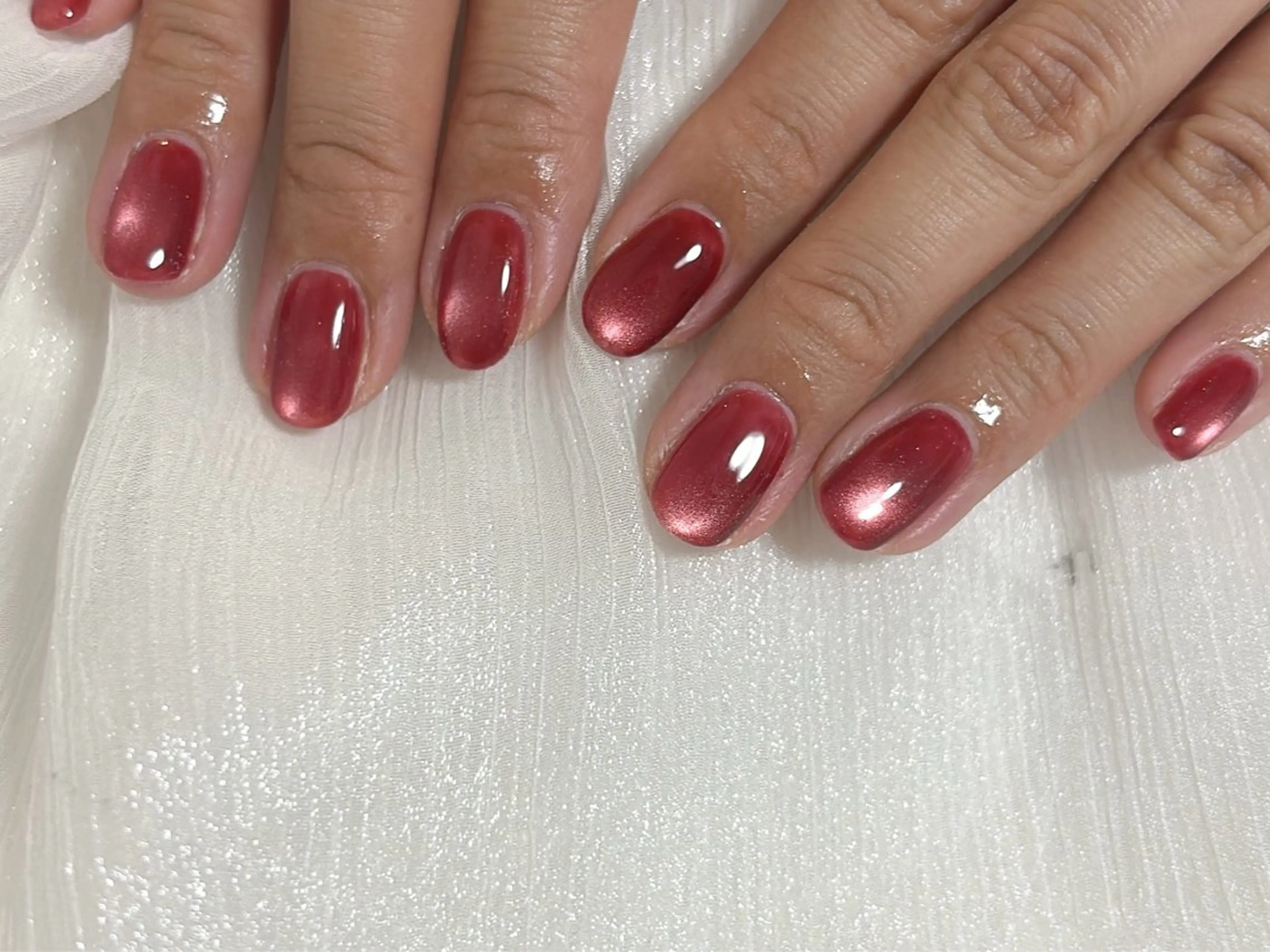 ネイル オーロラネイル フットネイル フレンチネイル ジェルネイル ハート ハンドネイル kikinail 溝の口のネイルデザイン