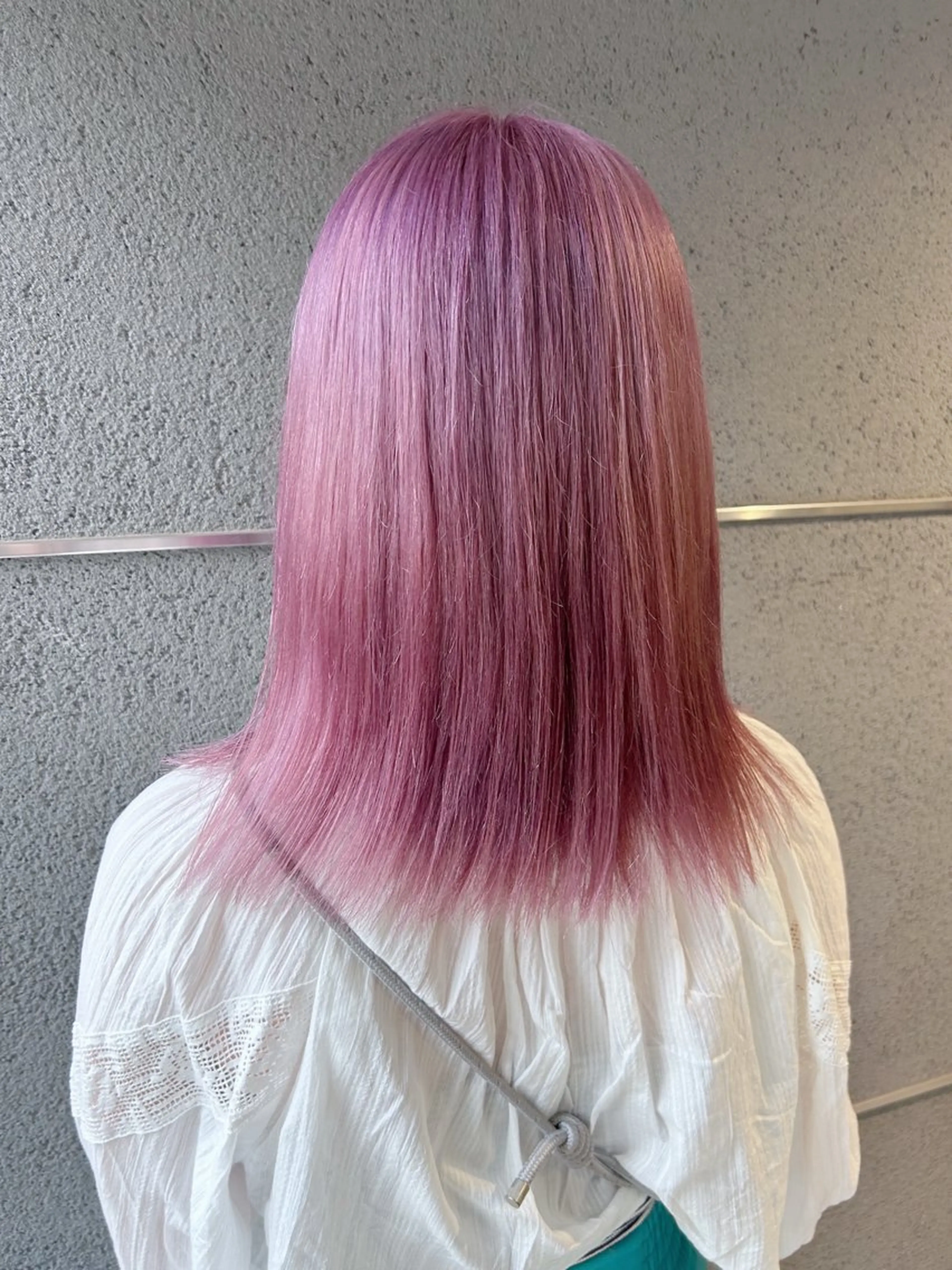 ミディアム カラー ヘアアレンジ ヘアカラー トリートメント ヘアセット 💕ブリーチ/ヘアメ 🎀YUUKAのヘアスタイル