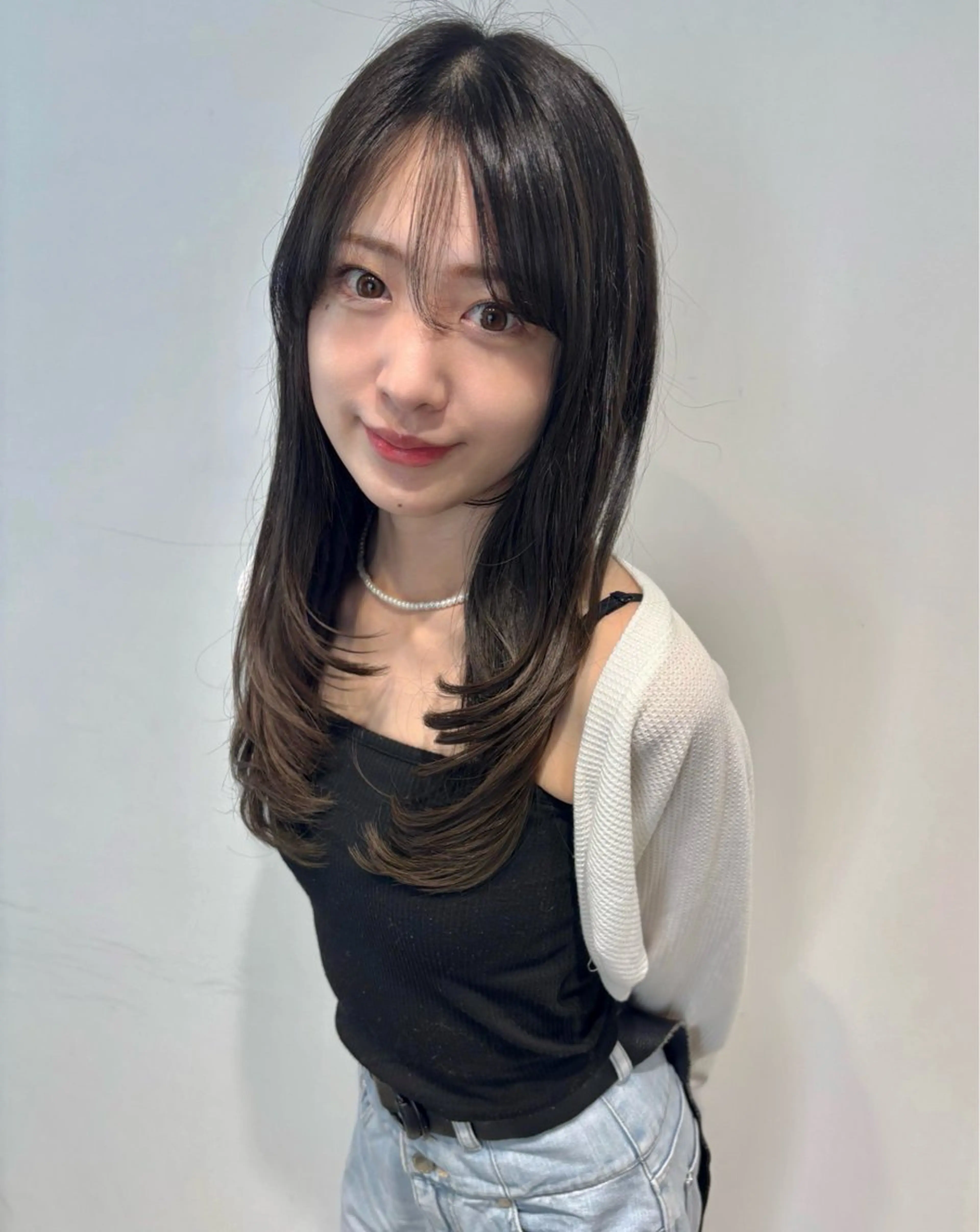 【一推し🫶🏻】カット+髪質改善inケアカラー+5step TOKIOトリートメント+超音波アイロン✨の写真